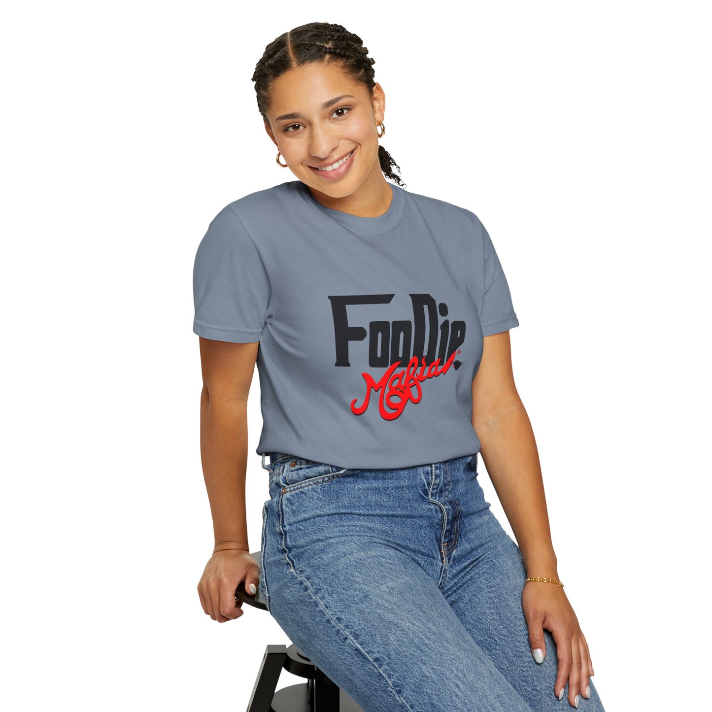 L.O.E.F Foodie Mafia Unisex Tee Shirt (Flat Red)
