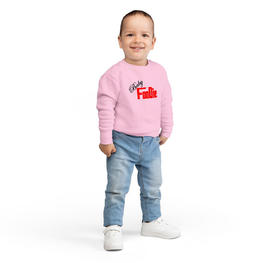 L.O.E.F Baby Foodie Toddler Sweatshirt (Fiery Red)