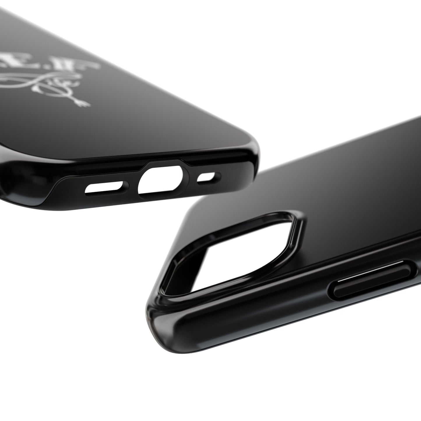 L.O.E.F Black Glossy Protective Phone Case