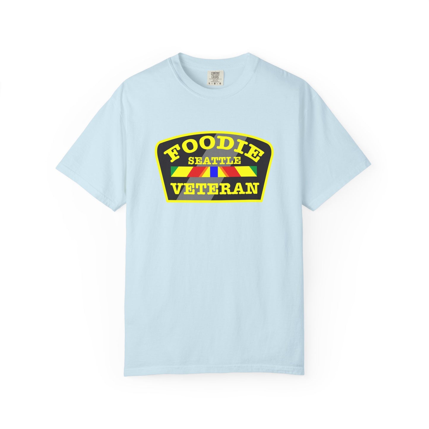 L.O.E.F Foodie Veteran SEATTLE Unisex Tee Shirt (Yellow)