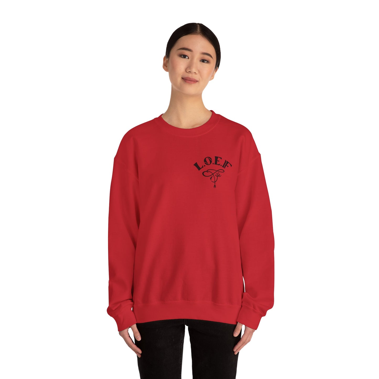 L.O.E.F Foodie 4Life Vegan Sweatshirt (Black)