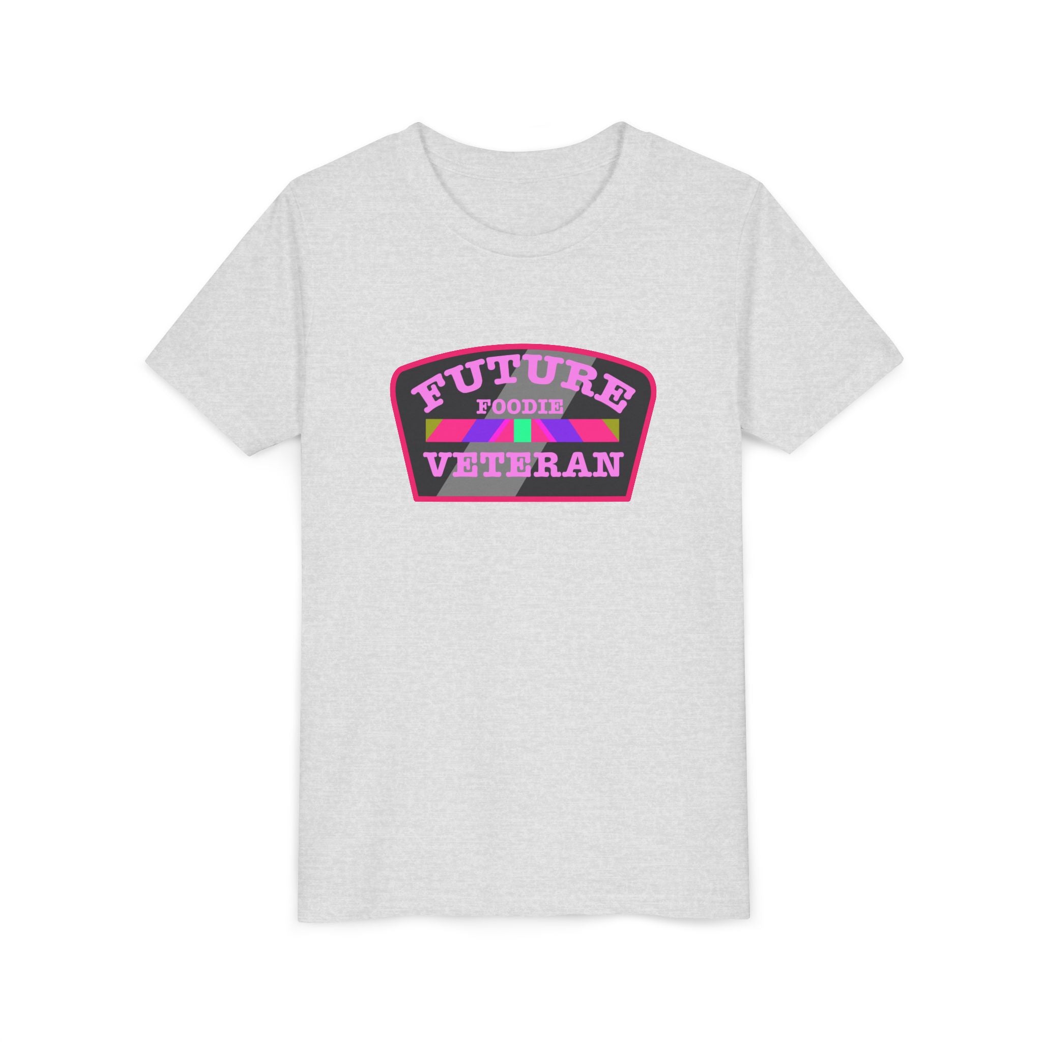 L.O.E.F Future Foodie Veteran Kids Tee Shirt (Pink)