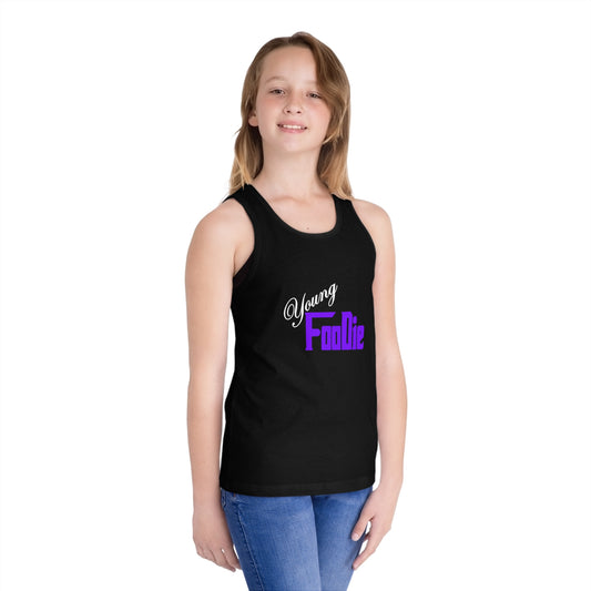 L.O.E.F White Young Foodie Kid Tank Top (Violet)