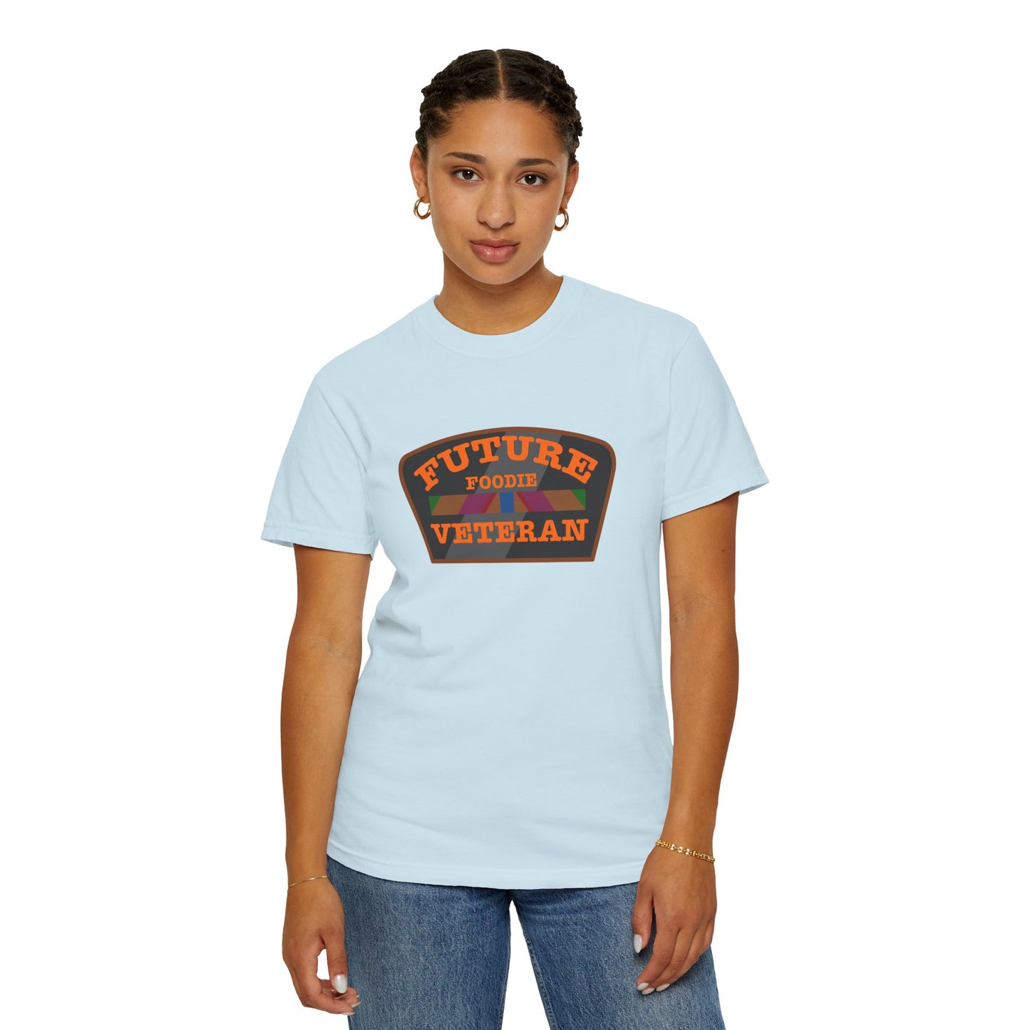 L.O.E.F Future Foodie Veteran Unisex Tee Shirt (Orange)