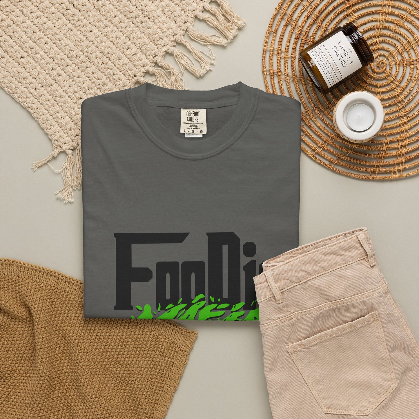 L.O.E.F Foodie Mafia Tee Shirt (Kelly Green)