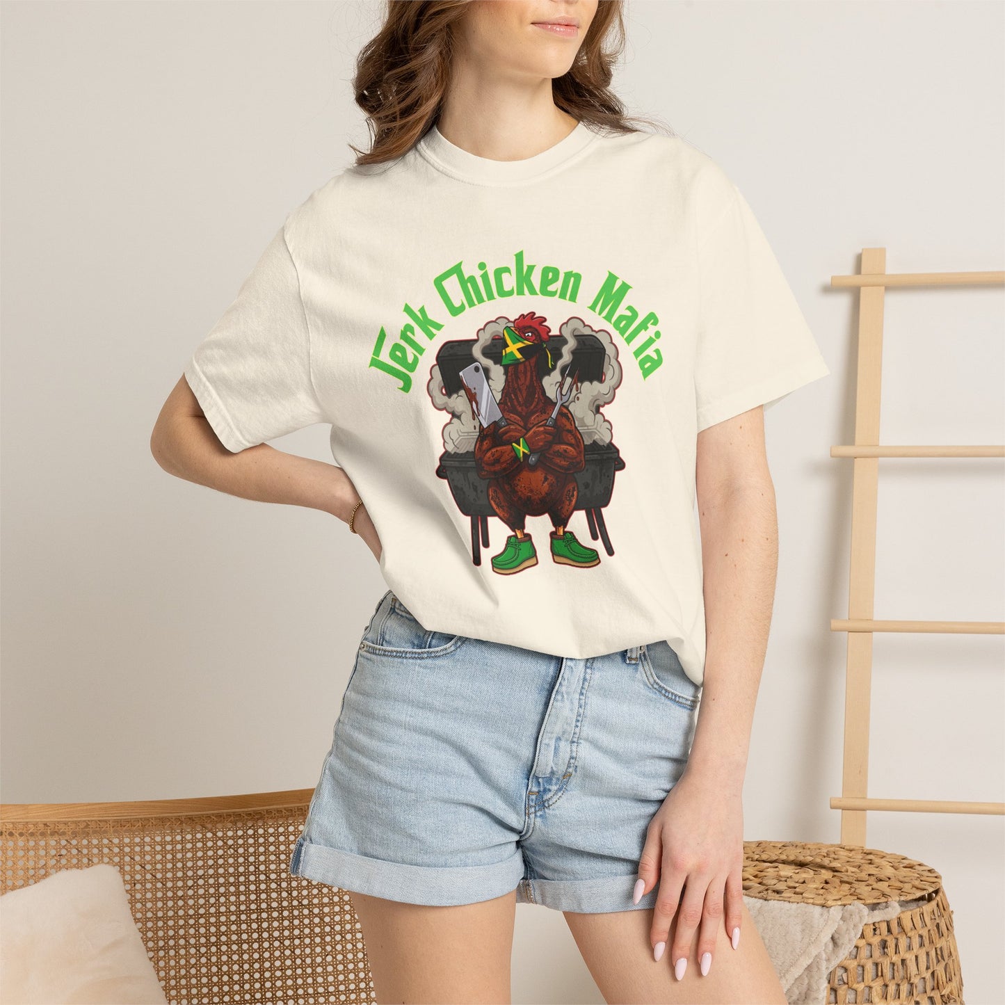 L.O.E.F Jerk Chicken Mafia Unisex Tee Shirt