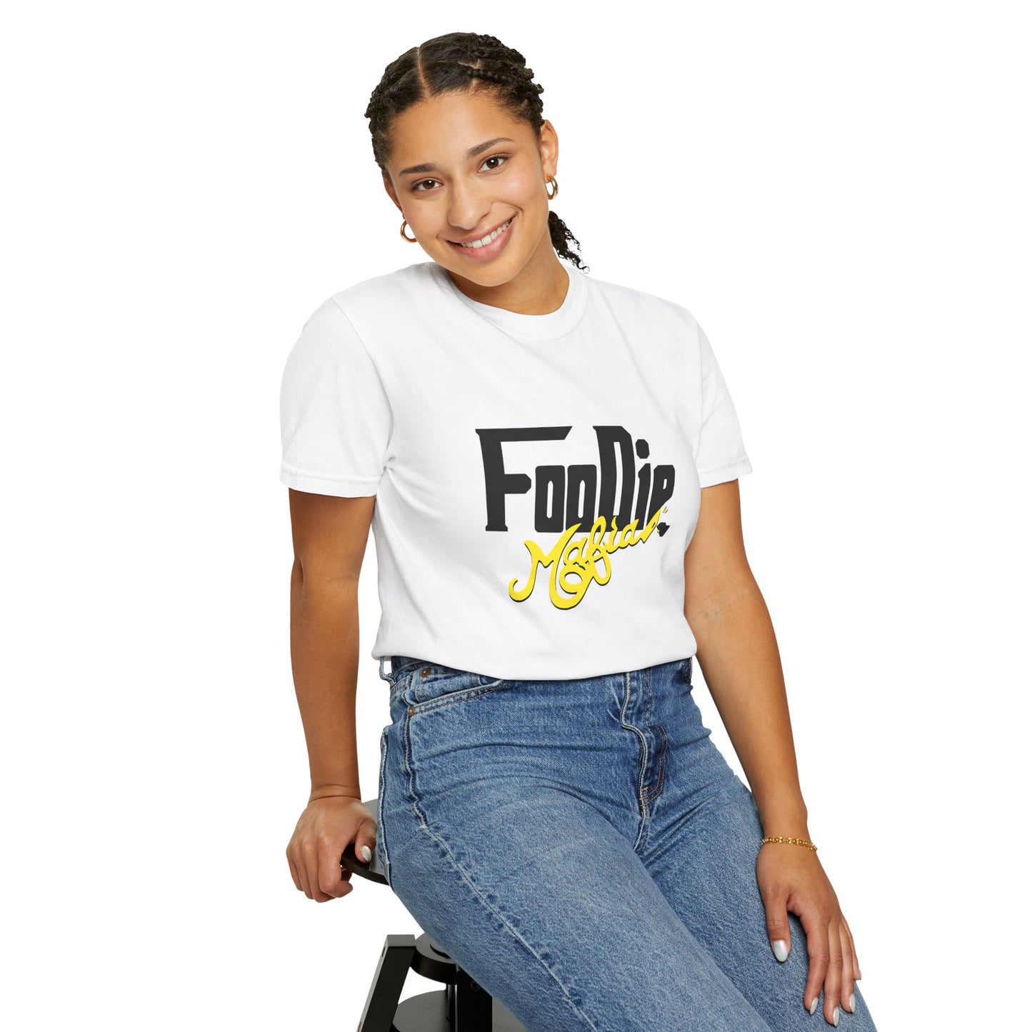 L.O.E.F Foodie Mafia Unisex Tee shirt (Bright Yellow)
