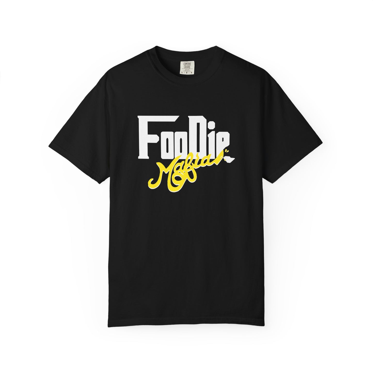 L.O.E.F Foodie Mafia Unisex Tee Shirt  (Yellow)