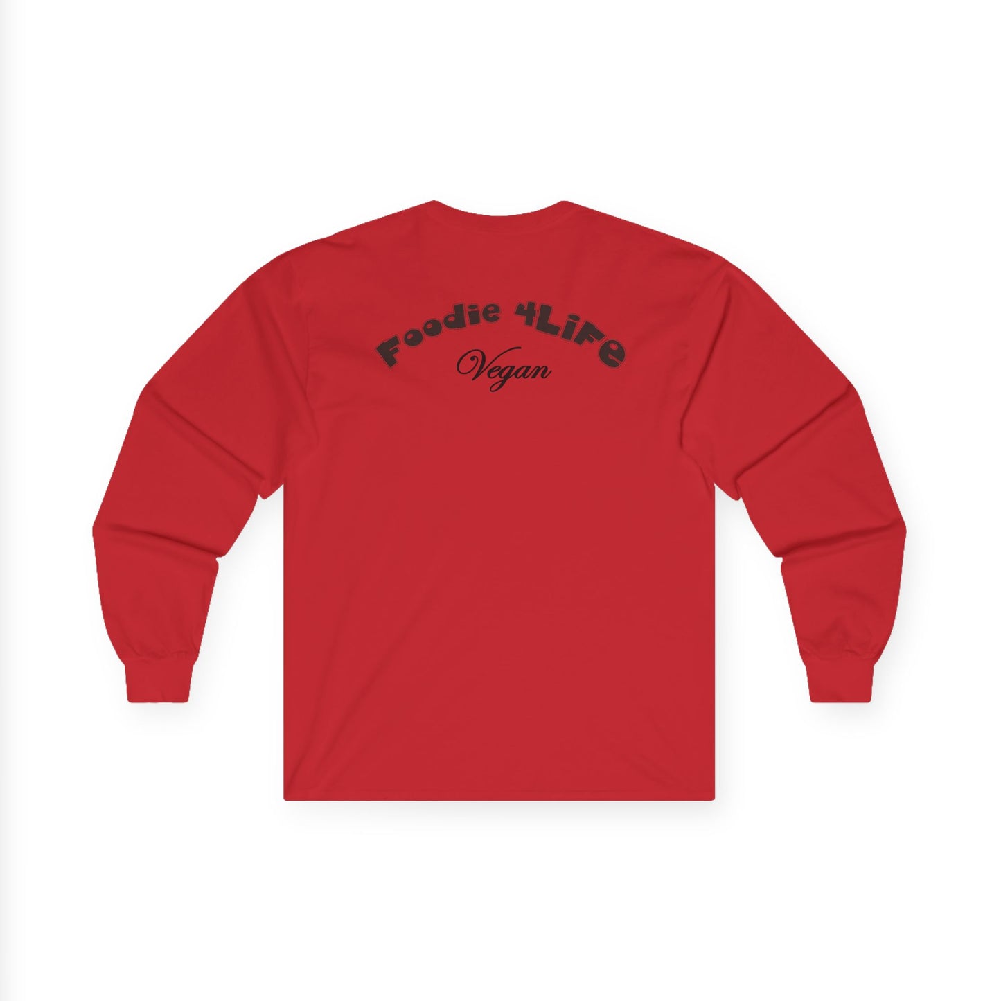 L.O.E.F Foodie 4Life Vegan Long Sleeve Tee (Black)