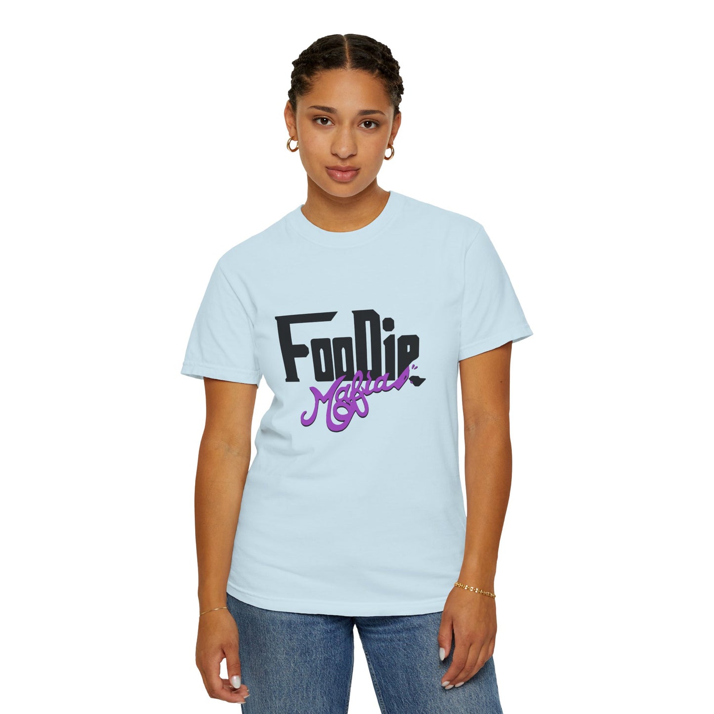 L.O.E.F Foodie Mafia Unisex Tee shirt (Bright Purple)