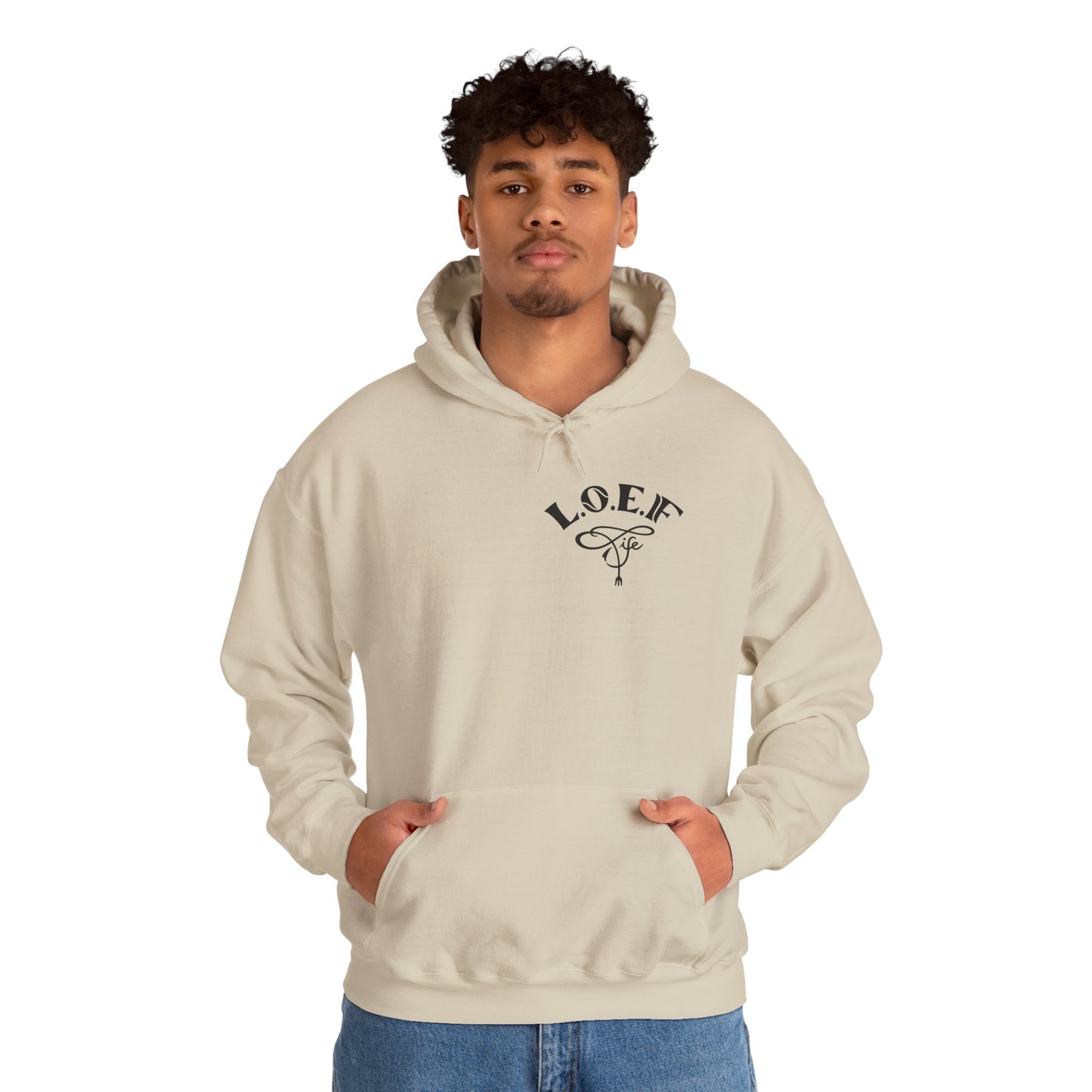 L.O.E.F Foodie 4Life Vegan Hoodie (Fiery Red)