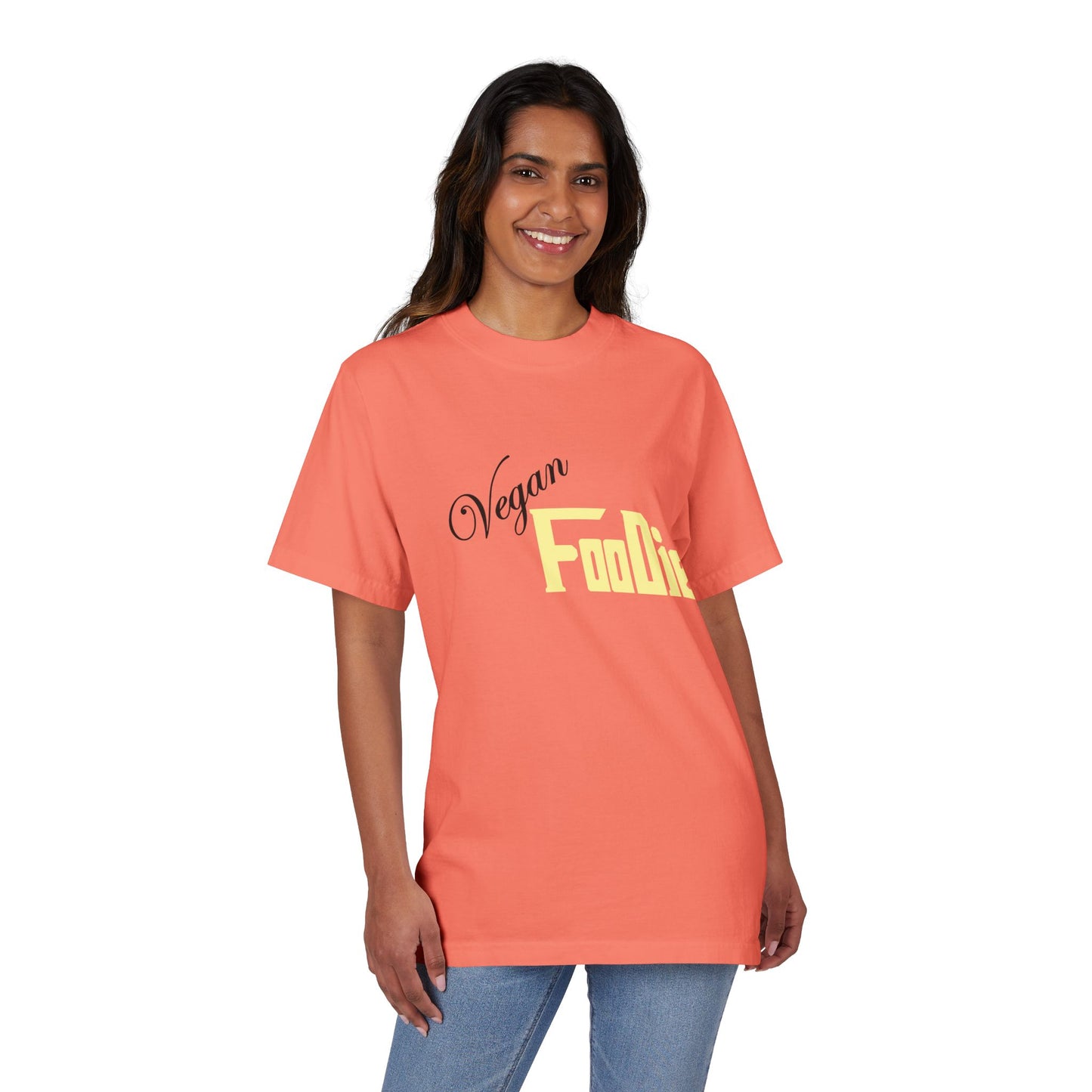 L.O.E.F Unisex Vegan Foodie Tee Shirt (Light Yellow)