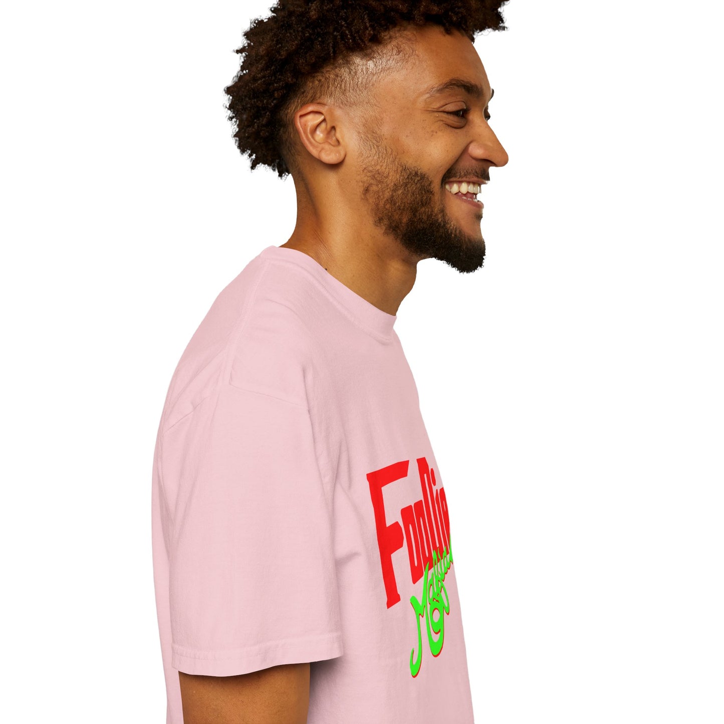 L.O.E.F Red Foodie Mafia Unisex Tee Shirt (Neon Green)