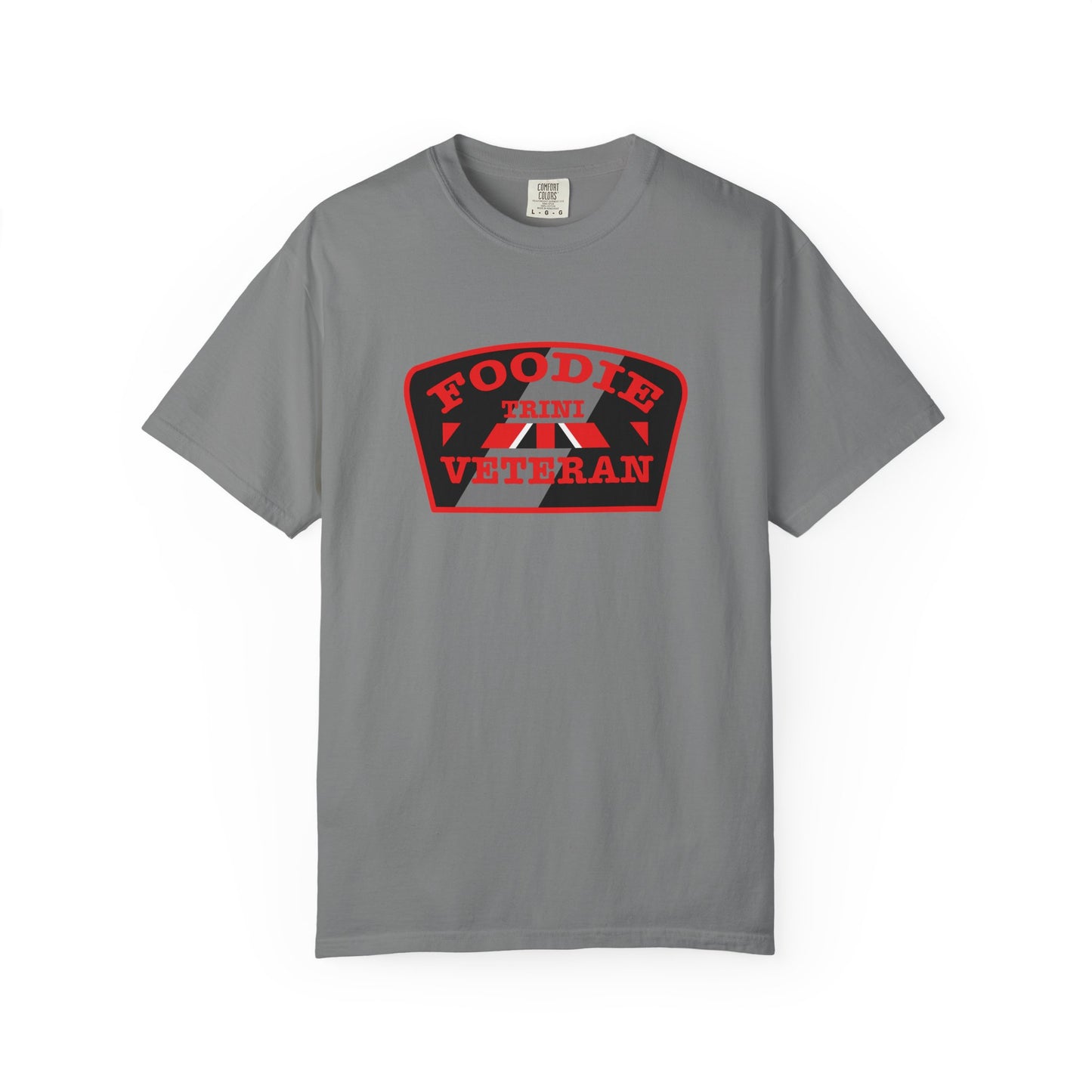 L.O.E.F Foodie Veteran TRINI Unisex Tee Shirt (Red)