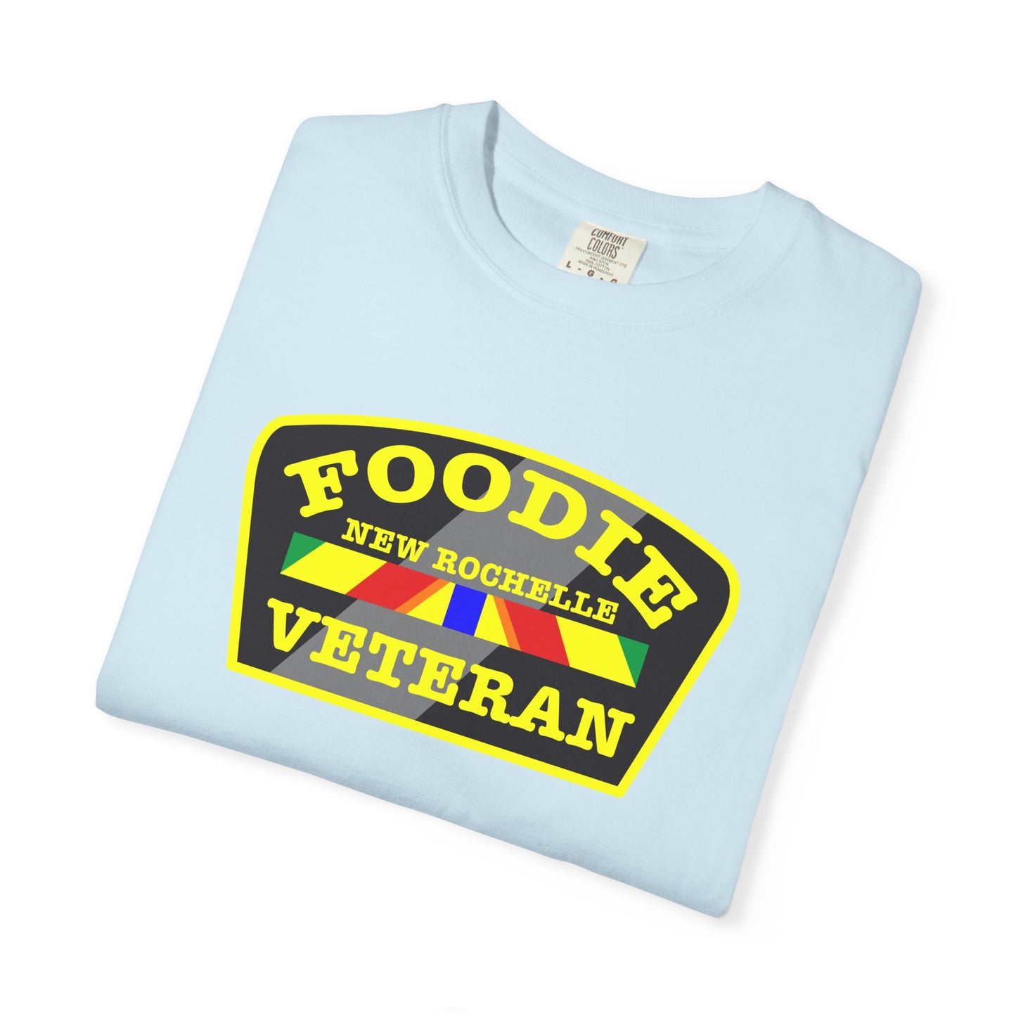 L.O.E.F Foodie Veteran NEW ROCHELLE Unisex Tee Shirt (Yellow)