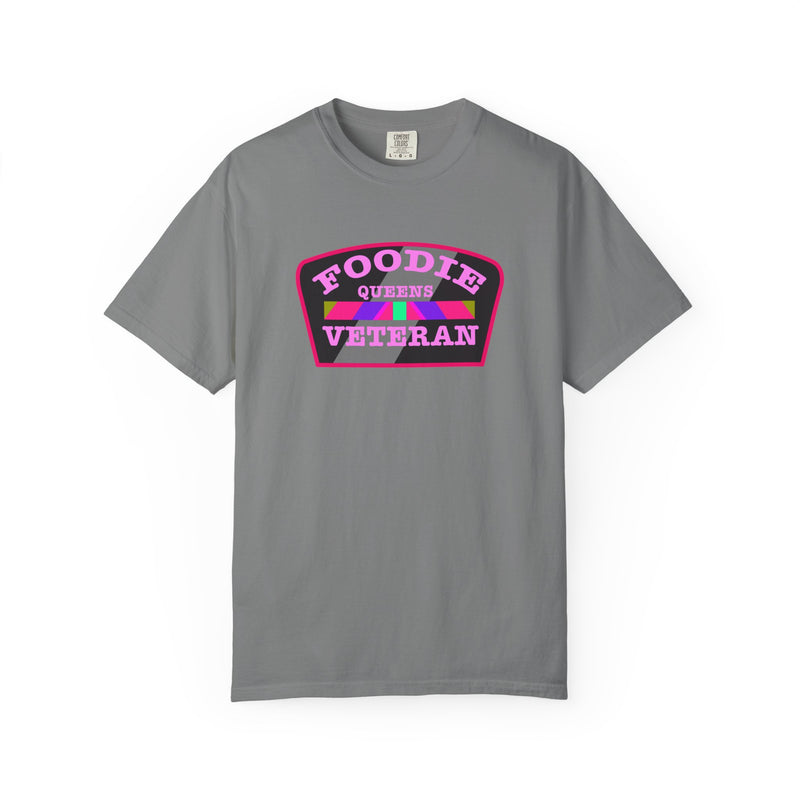 L.O.E.F Foodie Veteran QUEENS Unisex Tee Shirt (Pink)
