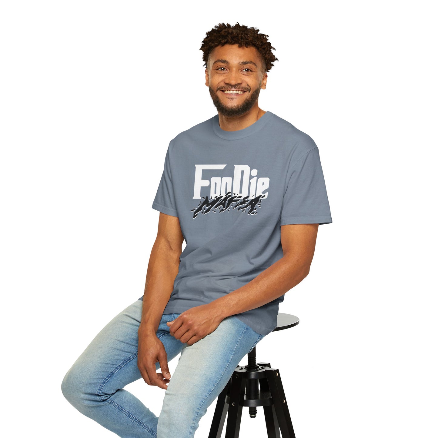 L.O.E.F Foodie Mafia Unisex Tee Shirt  (Black)