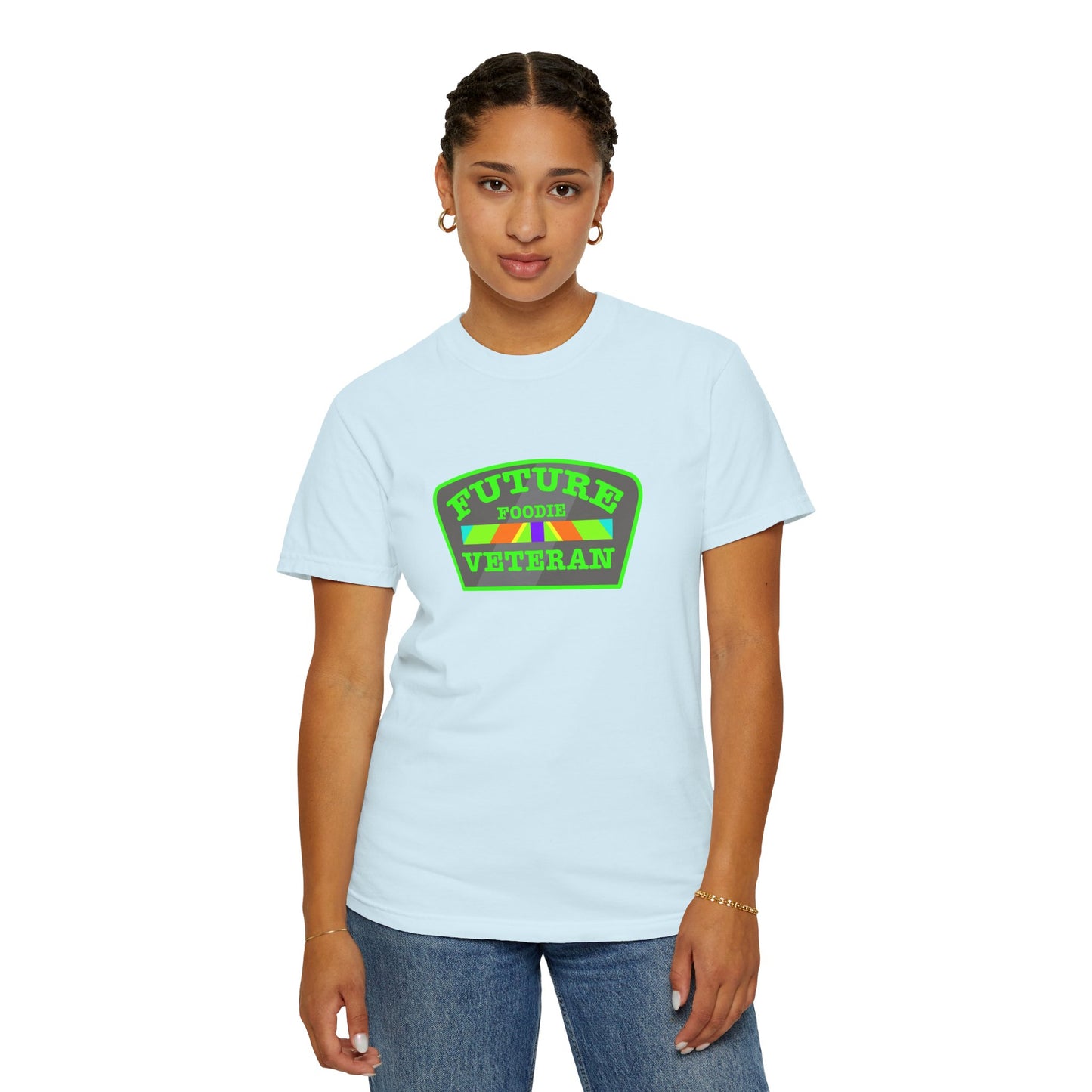 L.O.E.F Future Foodie Veteran Tee Shirt  (Neon Green)