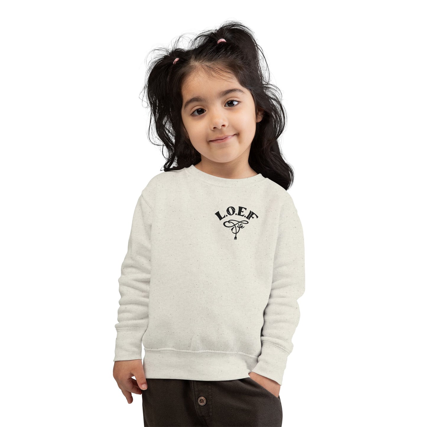 L.O.E.F Foodie 4Life Baby Sweatshirt  (Black)