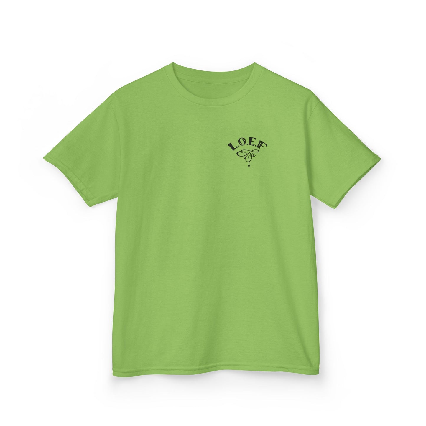 L.O.E.F Foodie 4Life Young Short Sleeve Tee (Fiery Red)