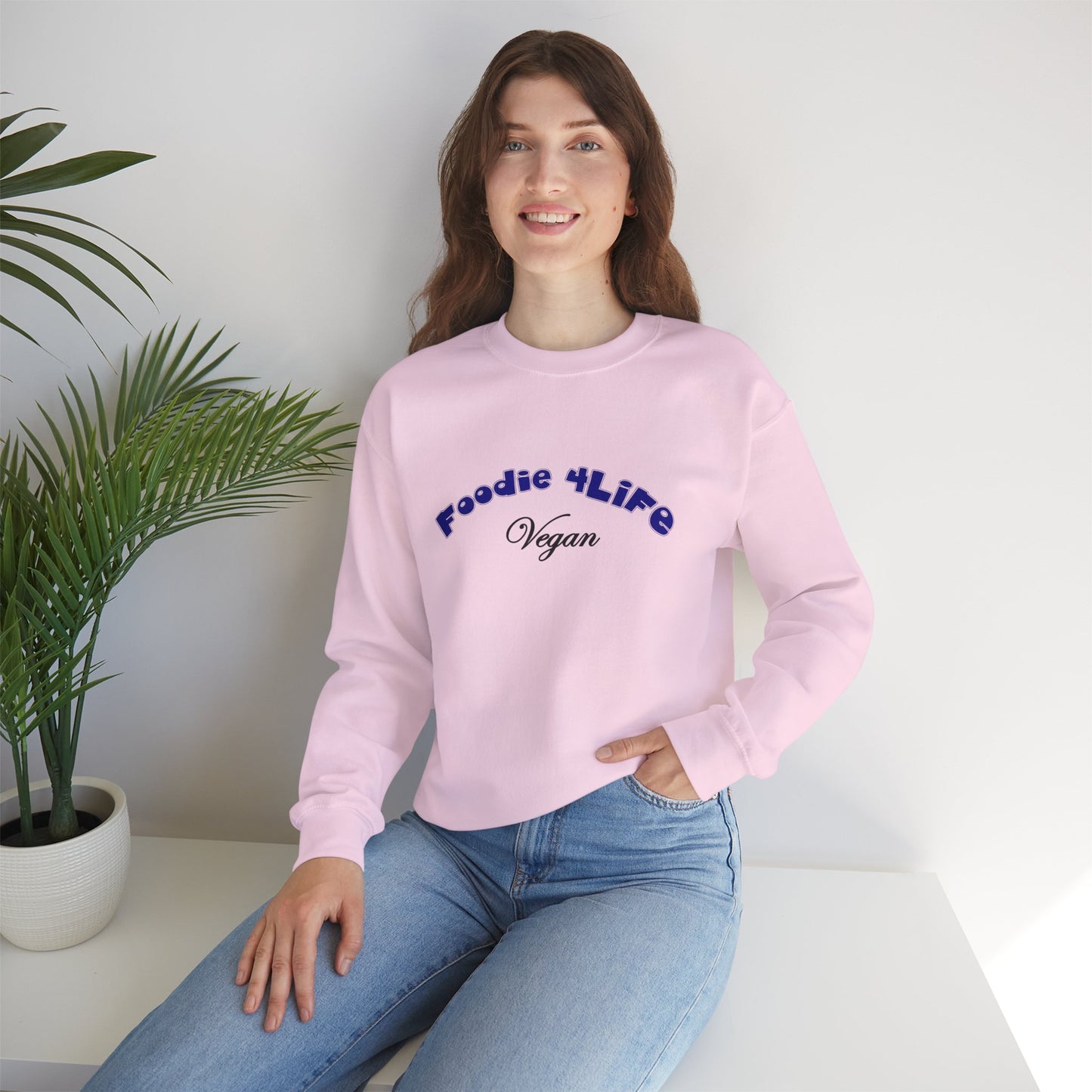 L.O.E.F Foodie 4Life Vegan Unisex Sweatshirt (Violet)