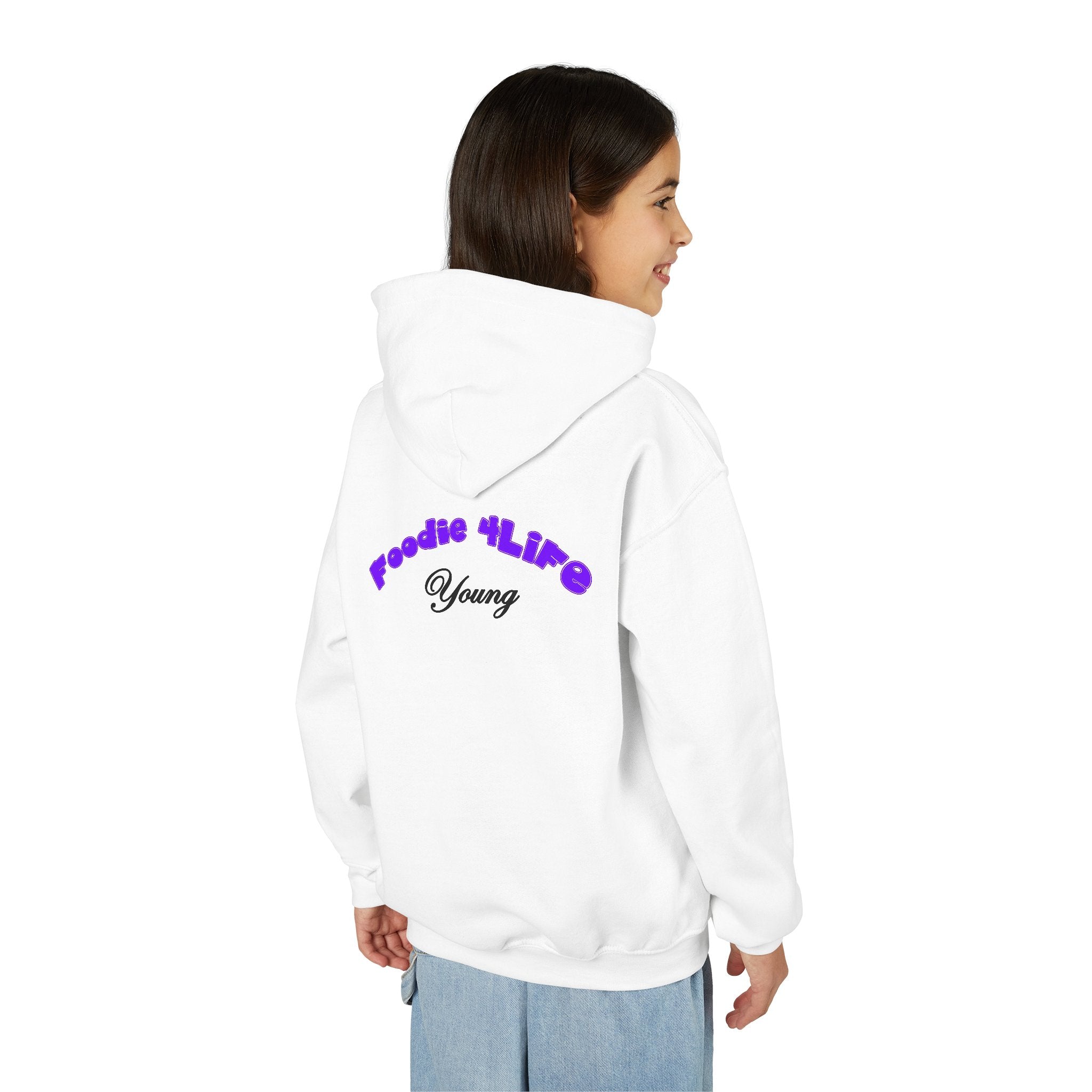 L.O.E.F Foodie 4Life Young Hoodie (Violet)