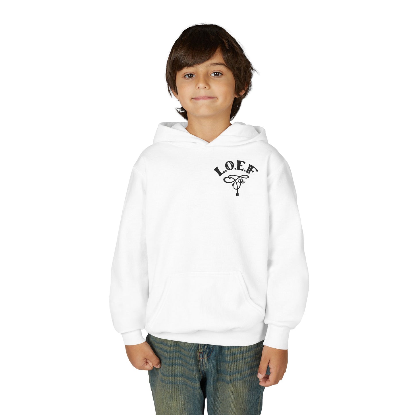 L.O.E.F Foodie 4Life Young Hoodie (Fiery Red)