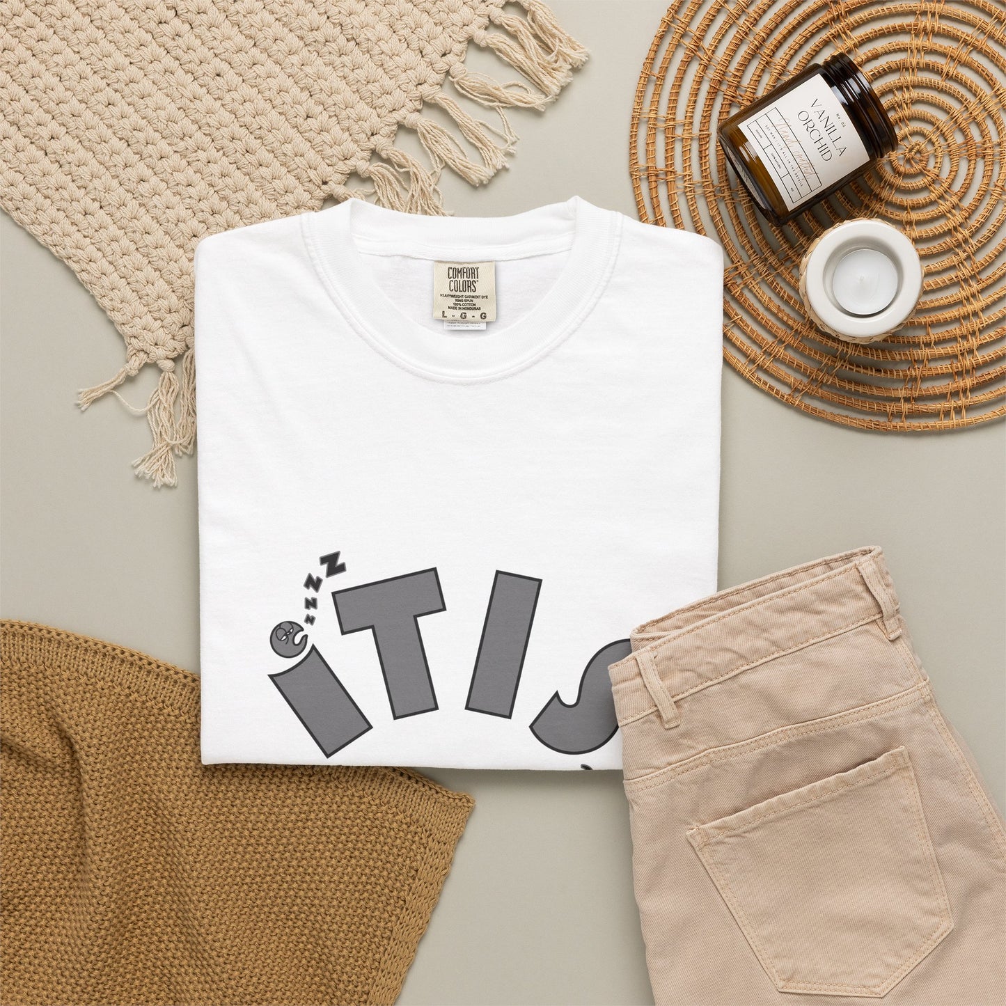 L.O.E.F ITIS Unisex Tee shirt (Gray)