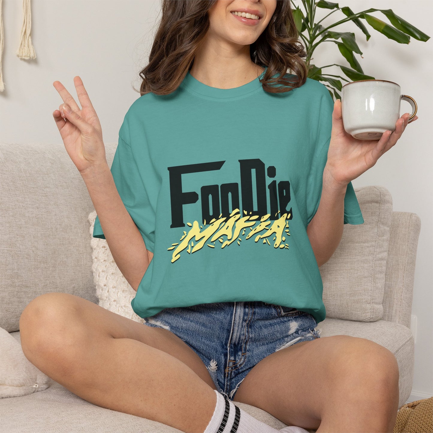 L.O.E.F Foodie Mafia Tee Shirt (Yellow)
