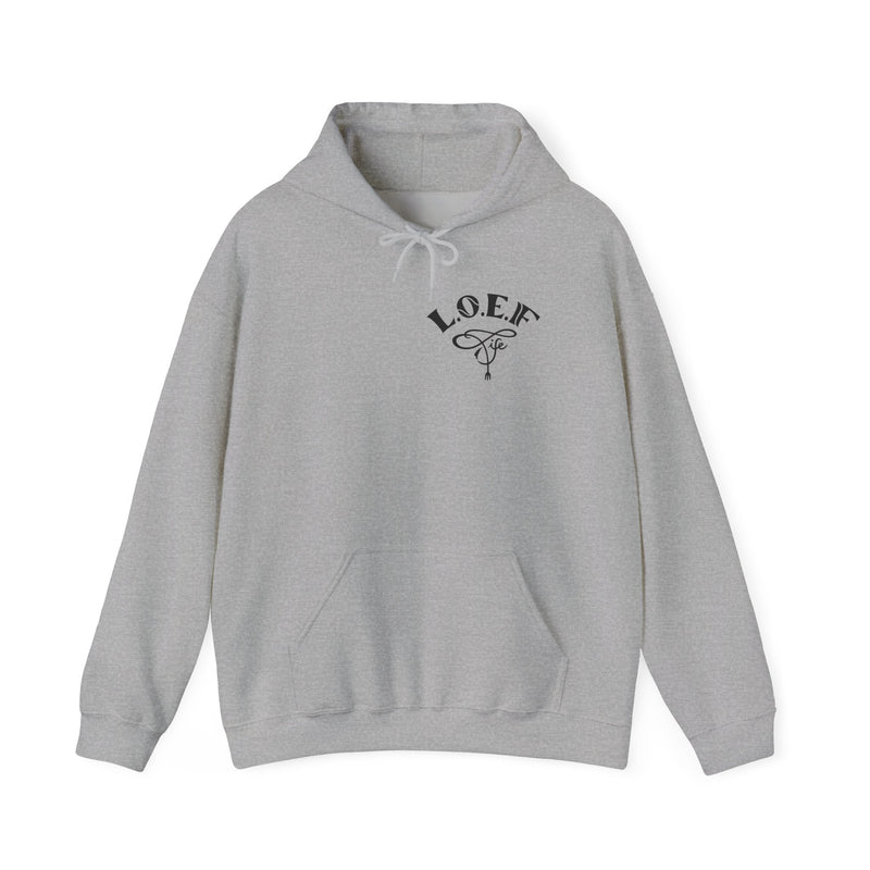 L.O.E.F Foodie 4Life Vegan Hoodie (Fiery Red)