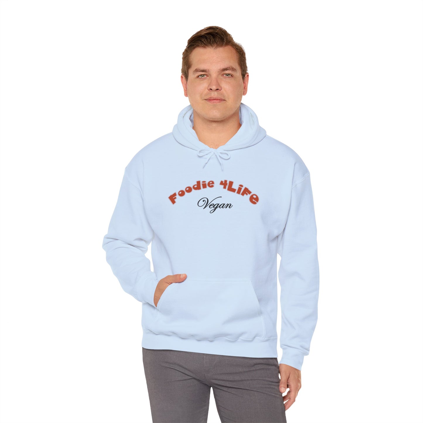 L.O.E.F Foodie 4Life Vegan Hoodie (Rust)