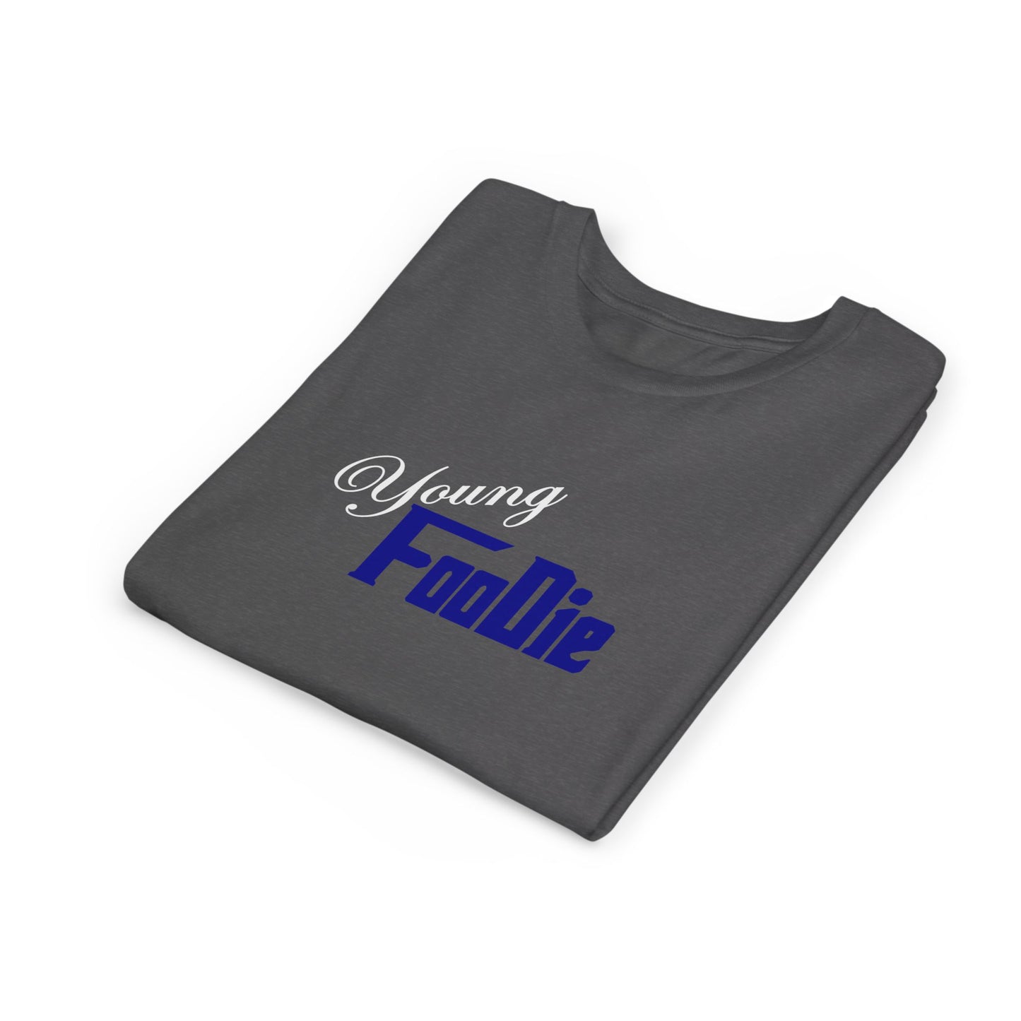 L.O.E.F White Young Foodie Kids Short Sleeve Tee (Dark Blue)