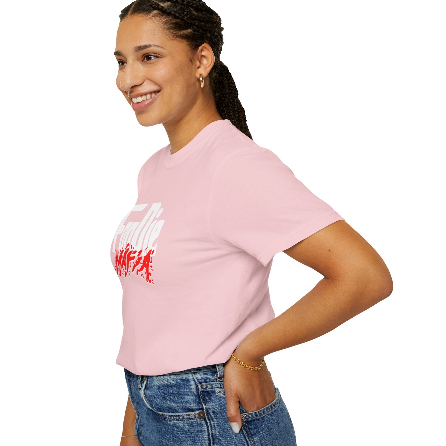 L.O.E.F Foodie Mafia Unisex Tee Shirt  (Red)