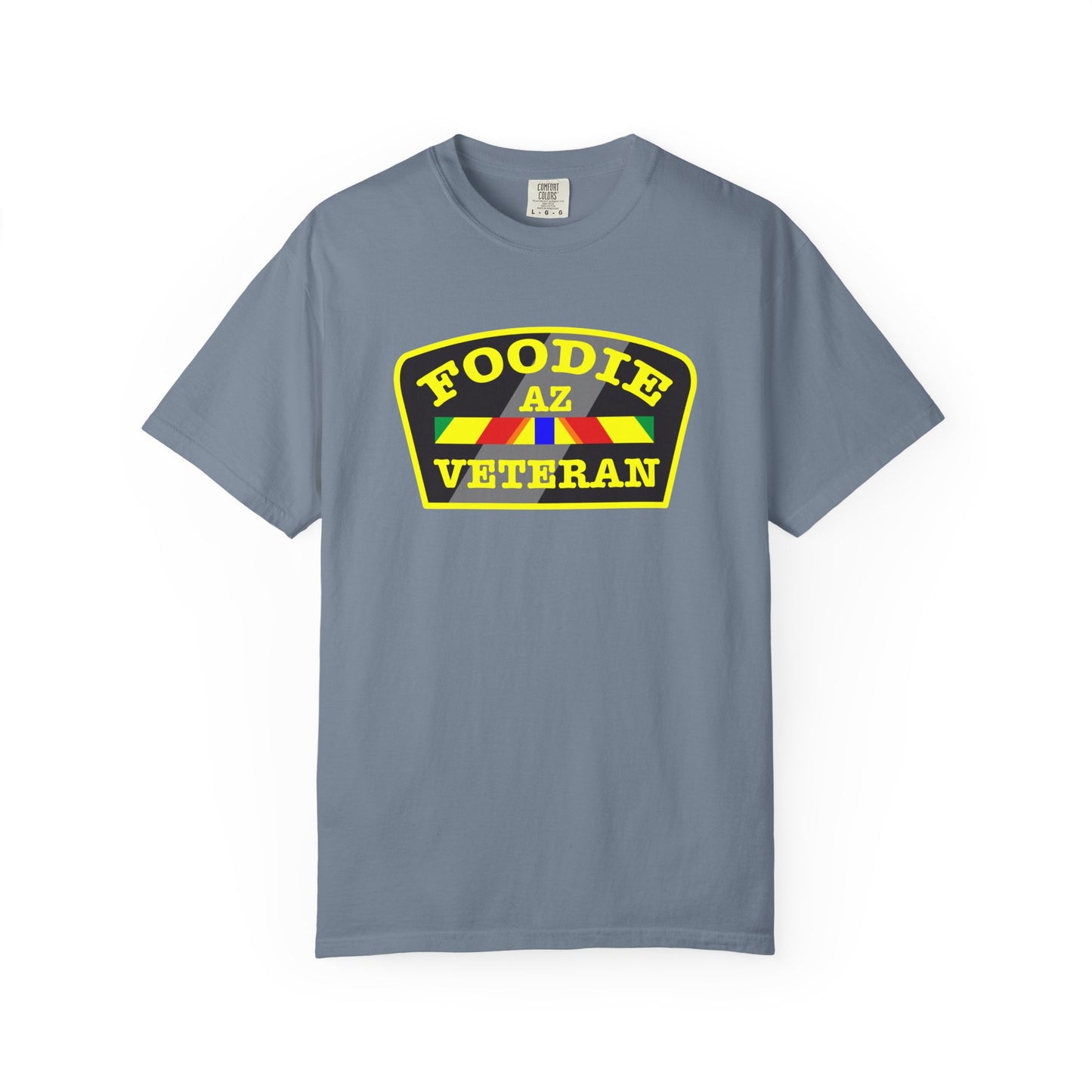 L.O.E.F Foodie Veteran AZ Unisex Tee Shirt (Yellow)