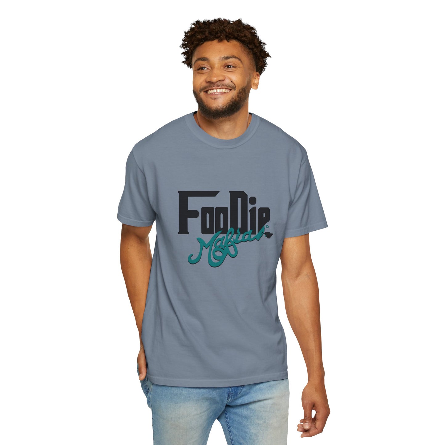 L.O.E.F Foodie Mafia Unisex Tee shirt (Teal)