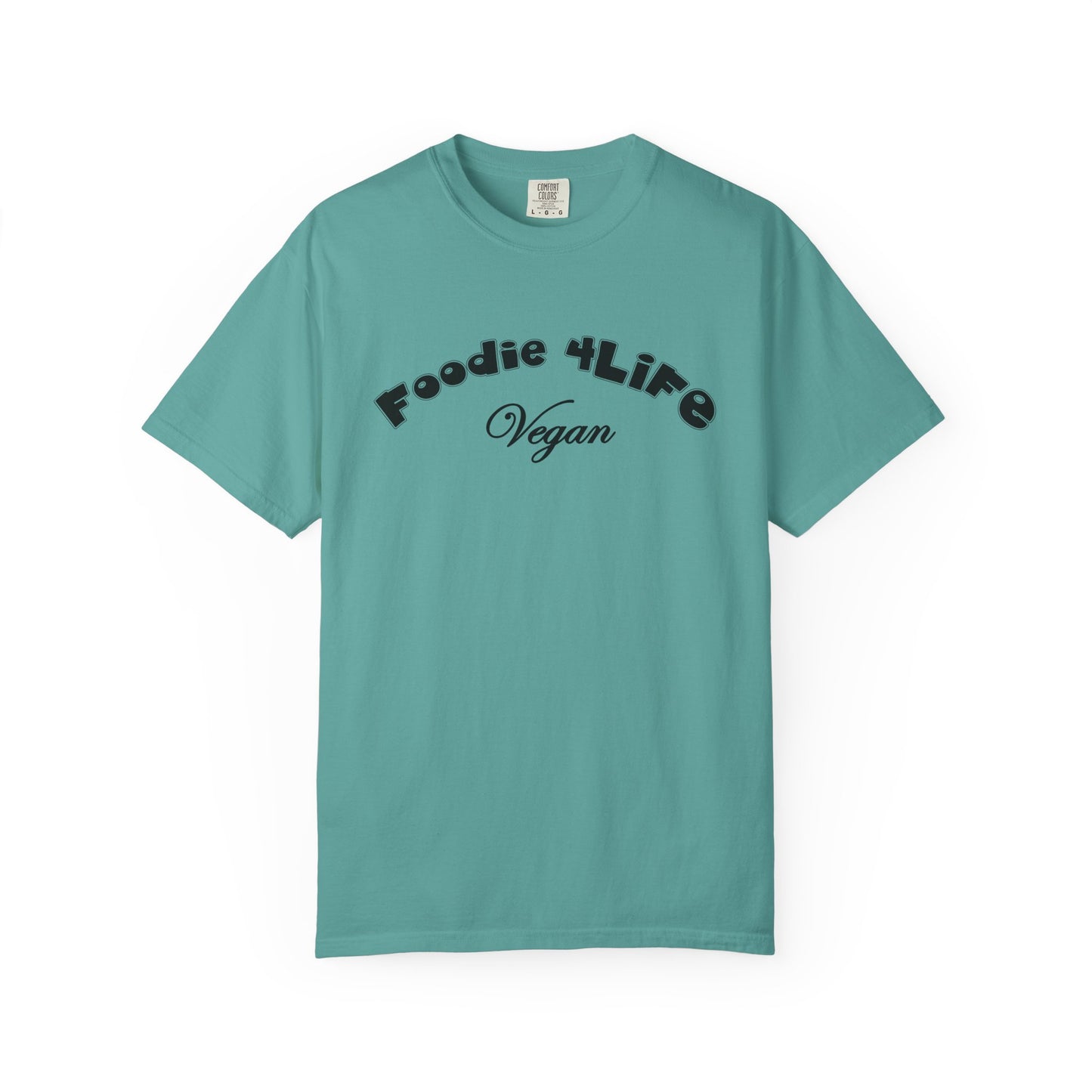 L.O.E.F Foodie 4Life Vegan Unisex Tee Shirt (Black)
