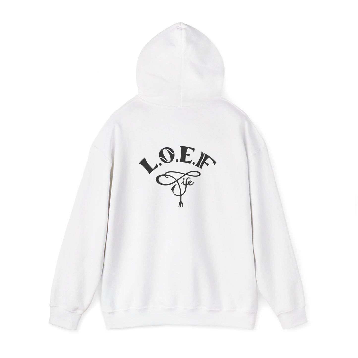 L.O.E.F Foodie 4Life Vegan Hoodie (Fuchsia)