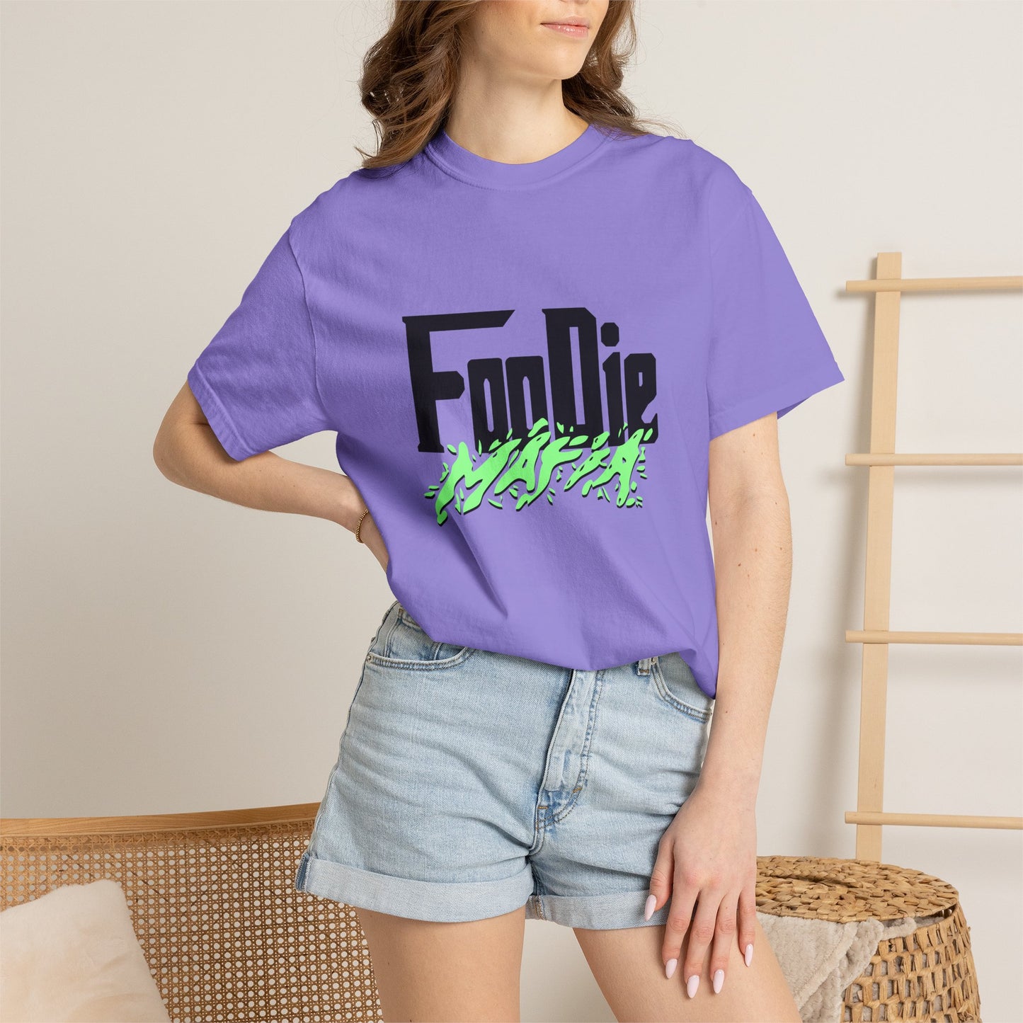 L.O.E.F Foodie Mafia Tee Shirt (Mint Green)