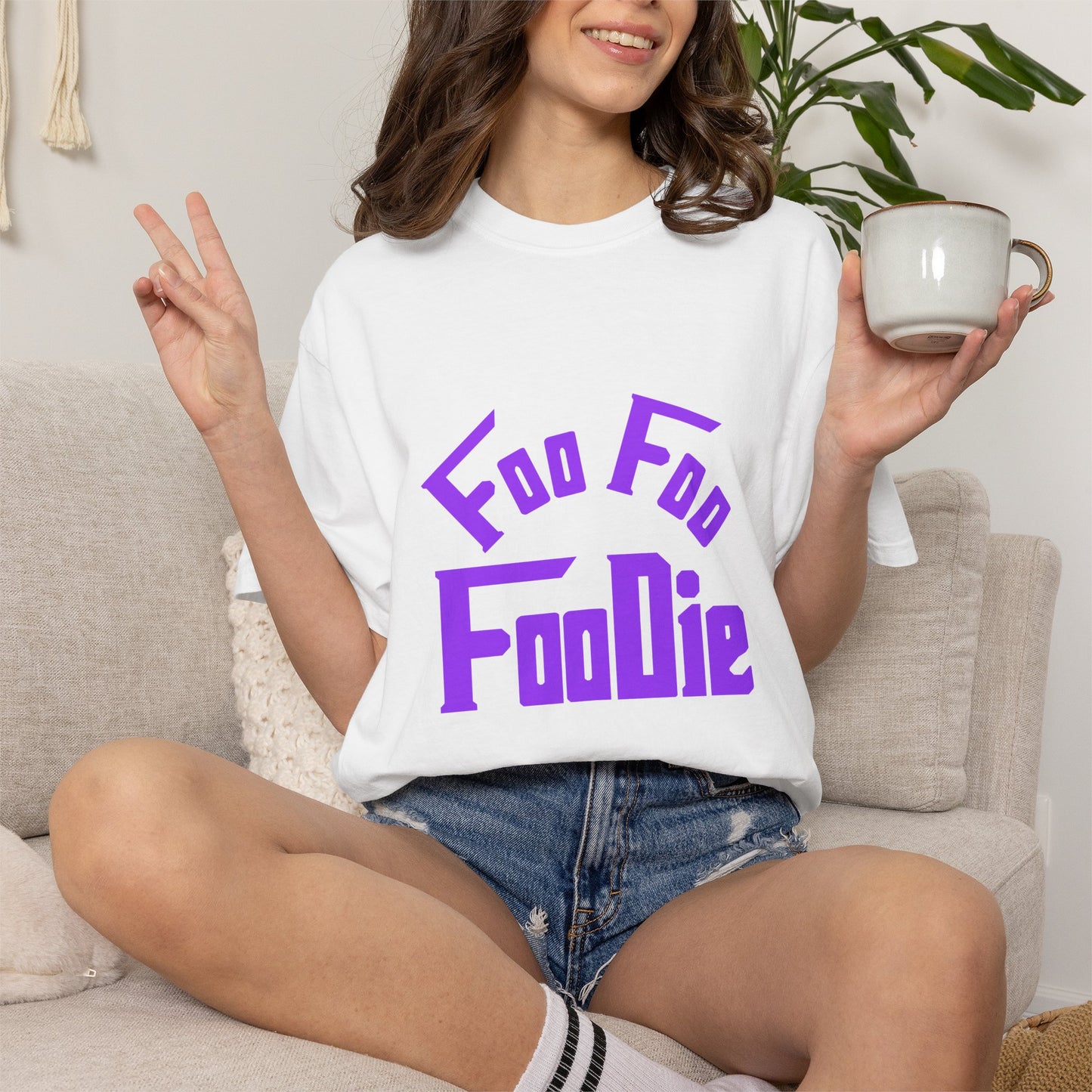 L.O.E.F Foo Foo Foodie T-Shirt (Purple)