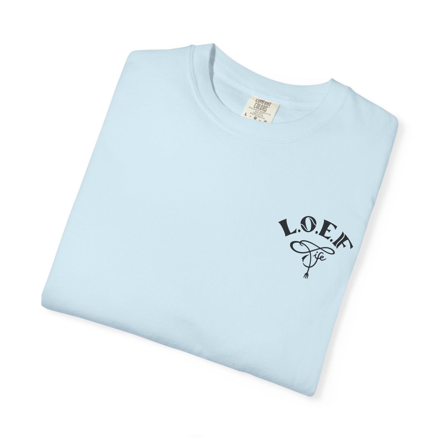 L.O.E.F Foodie 4Life Certified Unisex Tee Shirt (Black)
