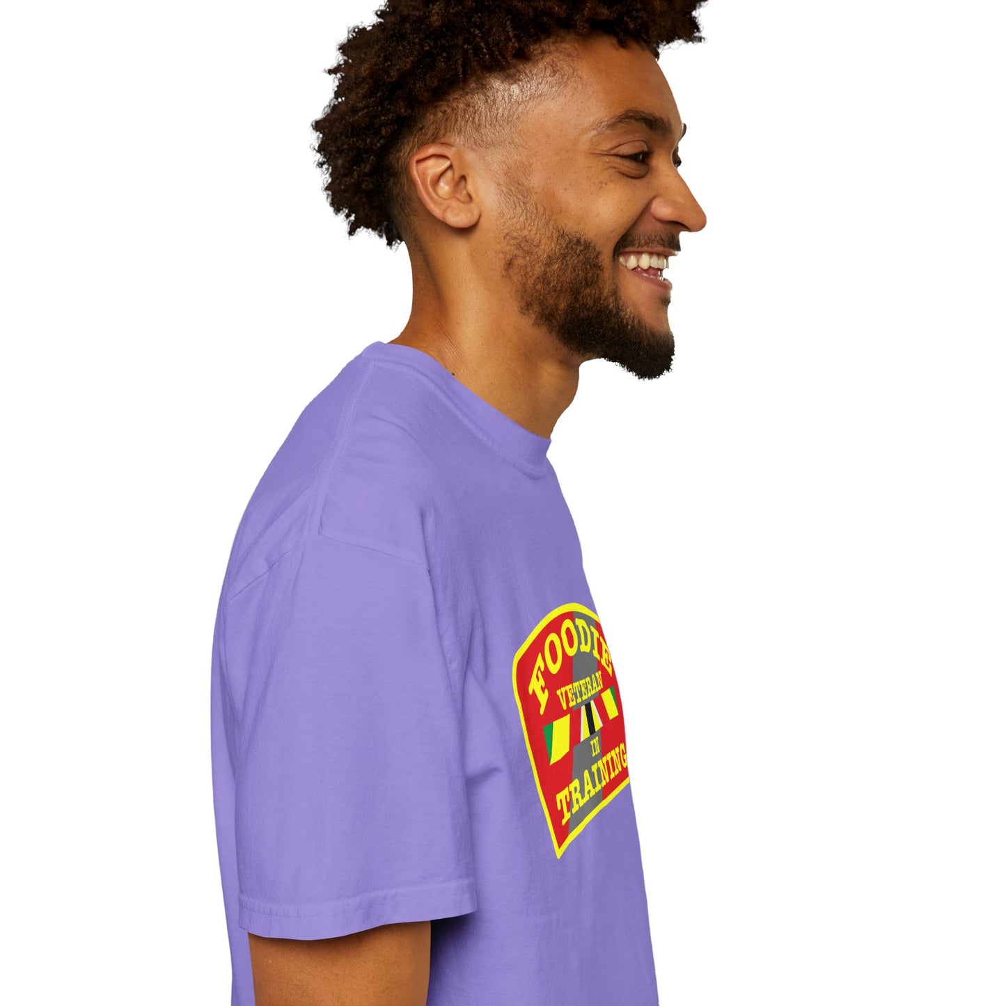 L.O.E.F Foodie Veteran IN TRAINING Unisex Tee Shirt (Yellow)