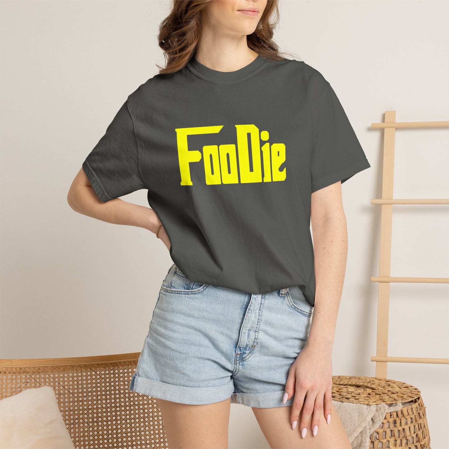 L.O.E.F Foodie Unisex Tee Shirt  (Yellow)