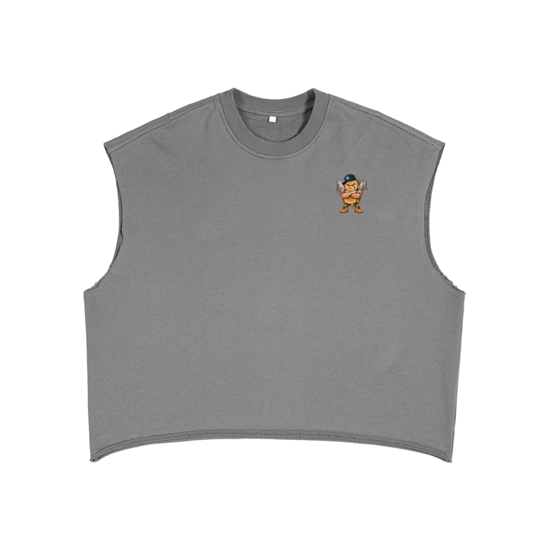 L.O.E.F. Life Chopped Cheese French Terry Boxy Tank Top