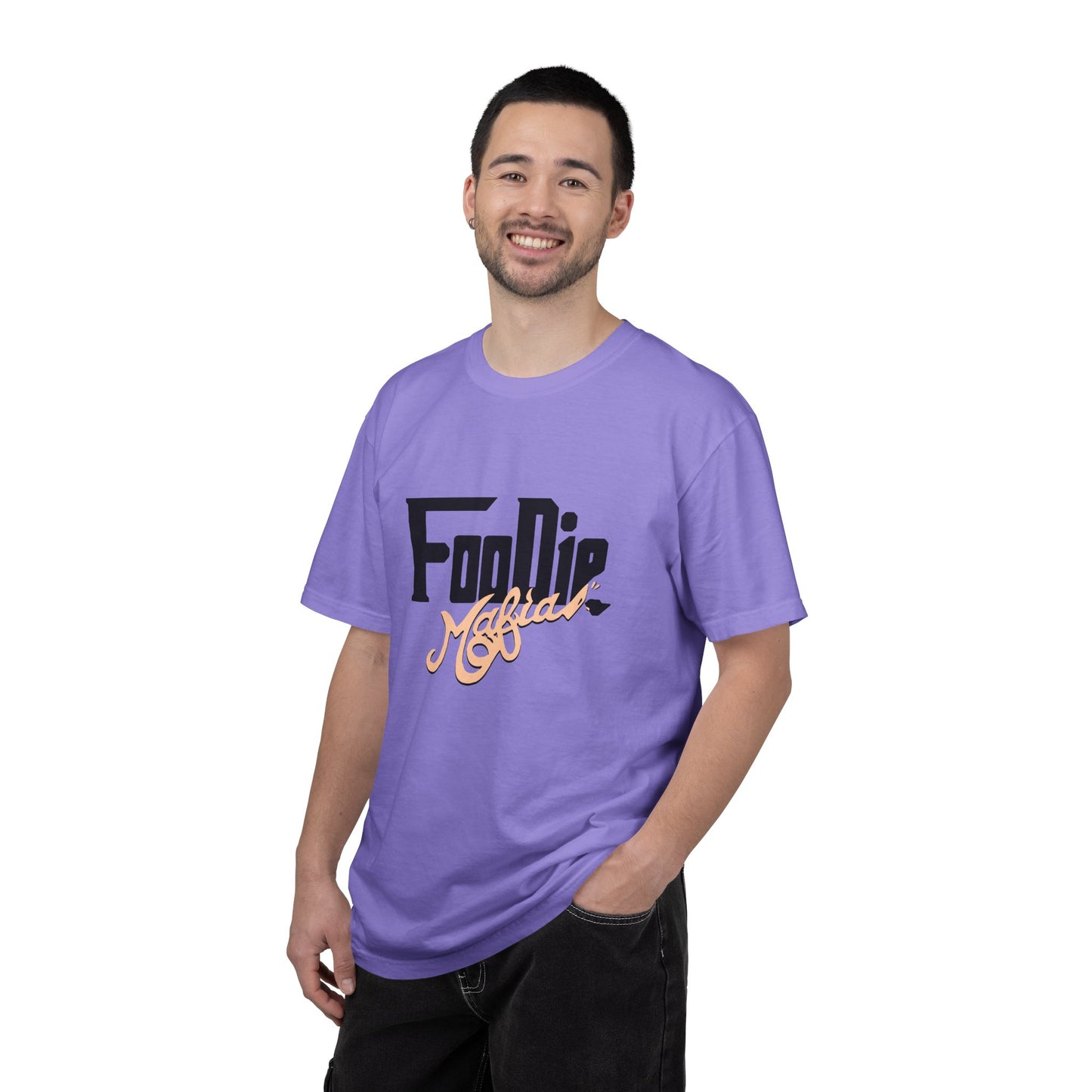 L.O.E.F Foodie Mafia Unisex Tee Shirt (Soft Yellow)