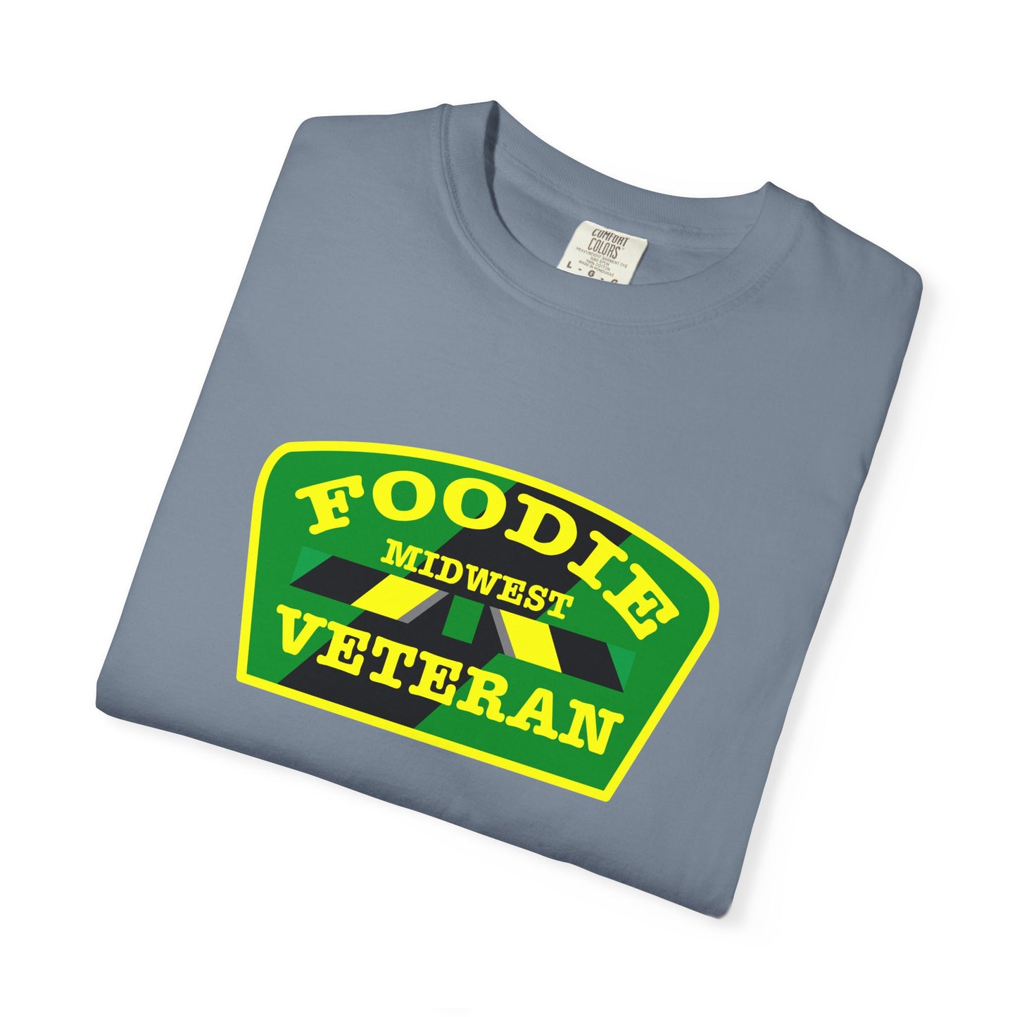 L.O.E.F Foodie Veteran MIDWEST Unisex Tee Shirt (Yellow)