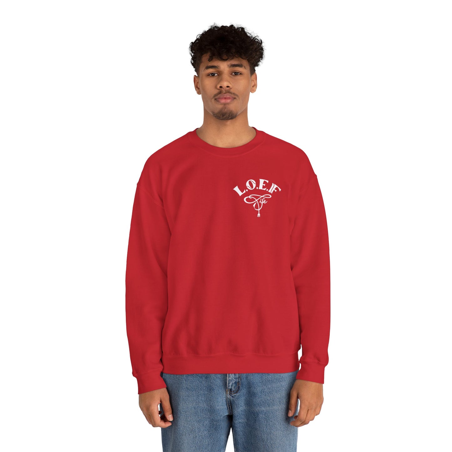 L.O.E.F Foodie 4Life Vegan Sweatshirt (White)