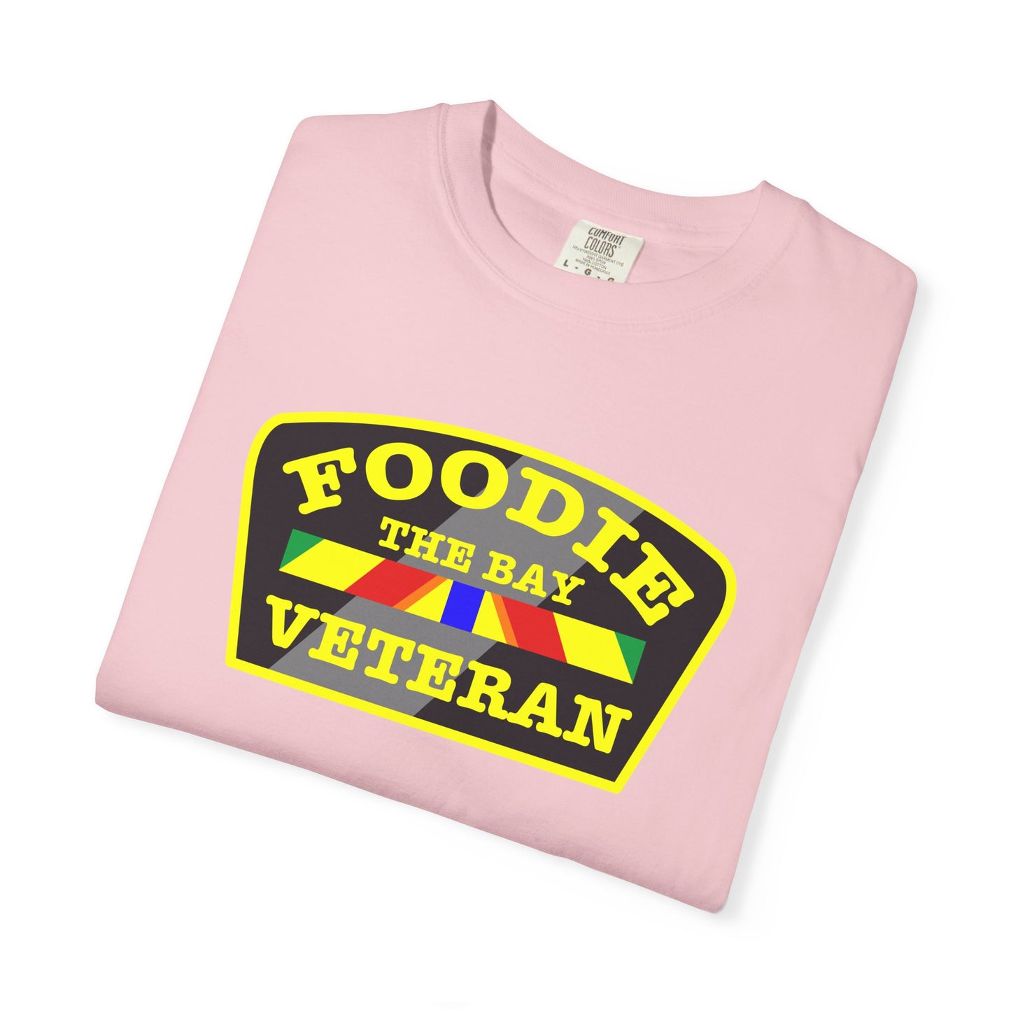 L.O.E.F Foodie Veteran THE BAY Unisex Tee Shirt (Yellow)