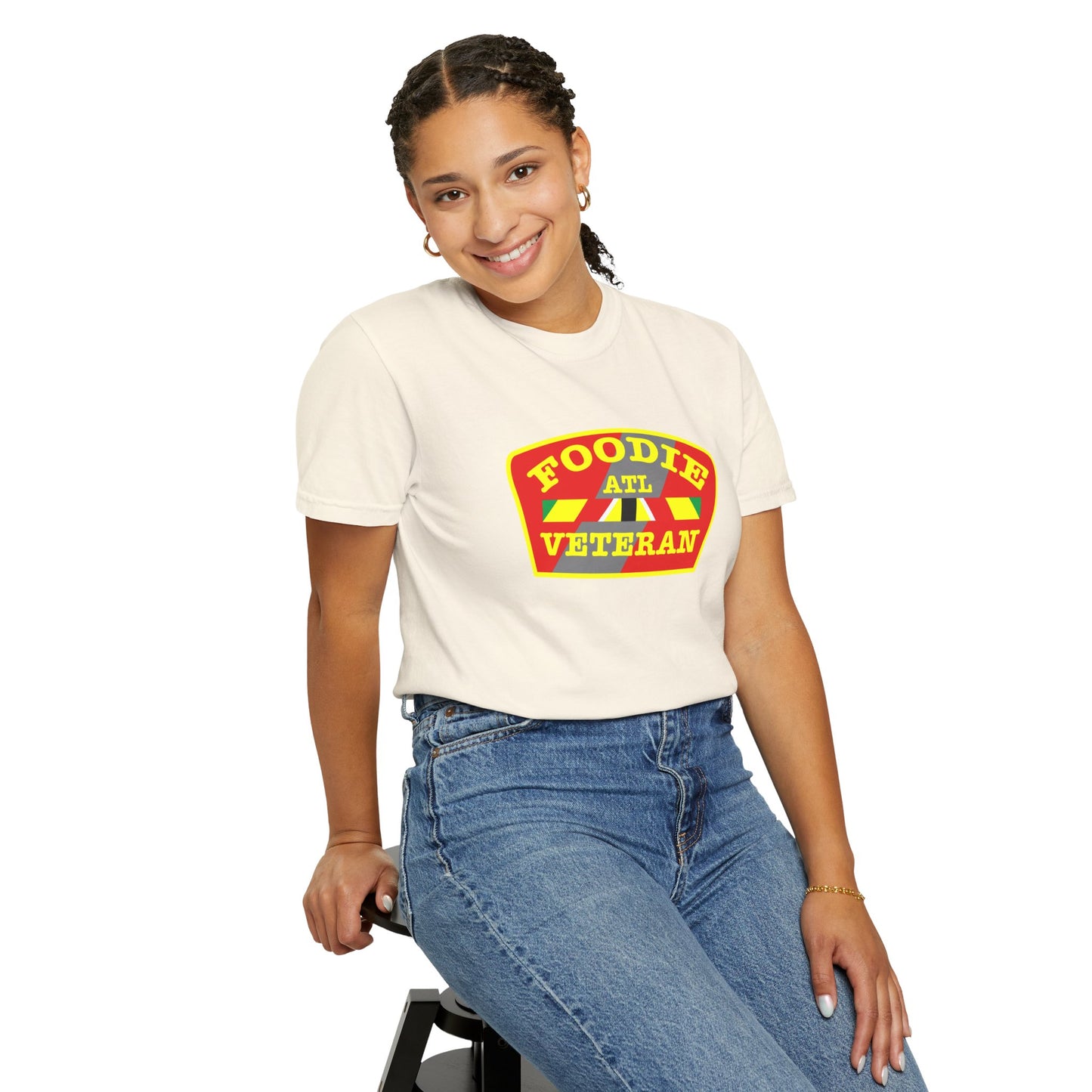 L.O.E.F Foodie Veteran ATL Unisex Tee Shirt (Yellow)