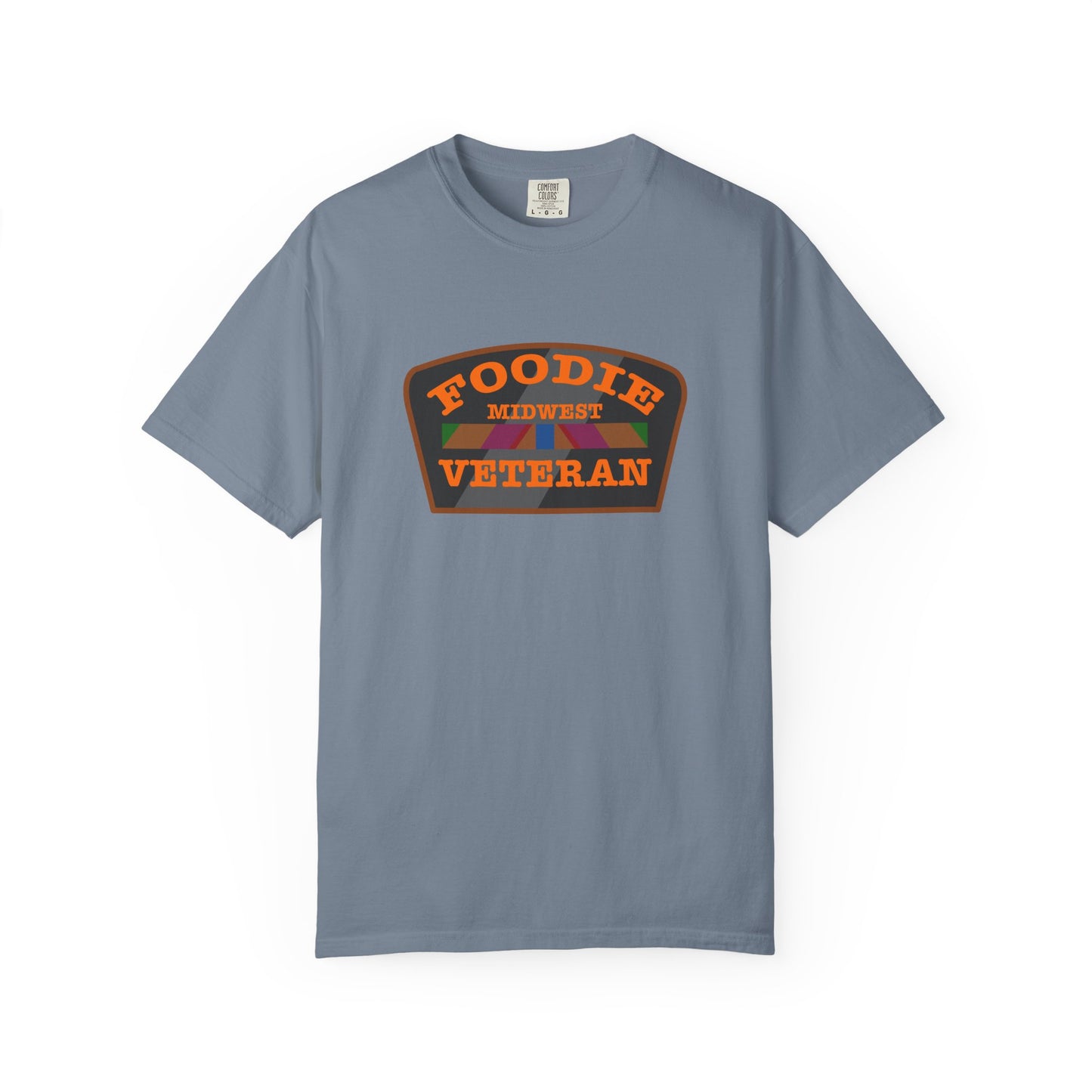 L.O.E.F Foodie Veteran MIDWEST Unisex Tee Shirt (Orange)