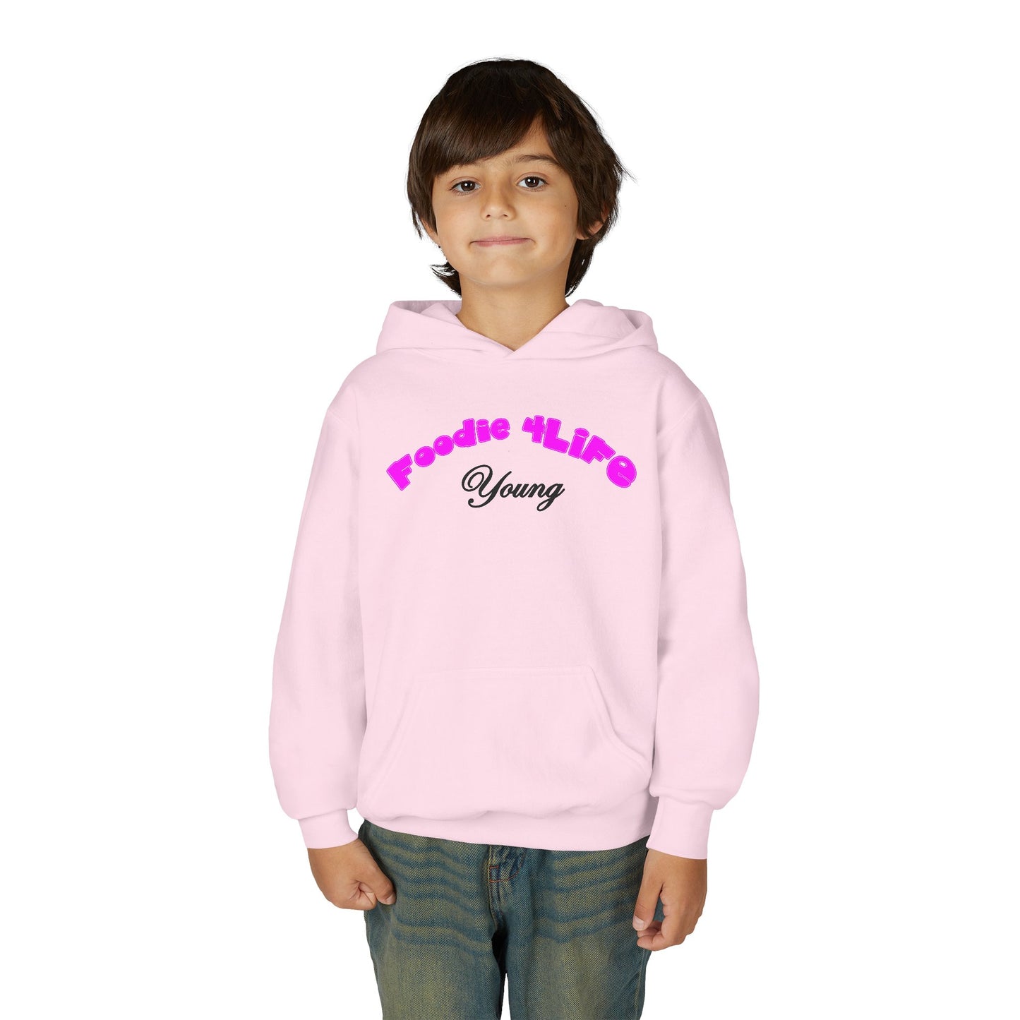 L.O.E.F Foodie 4Life Young Hoodie (Fuchsia)